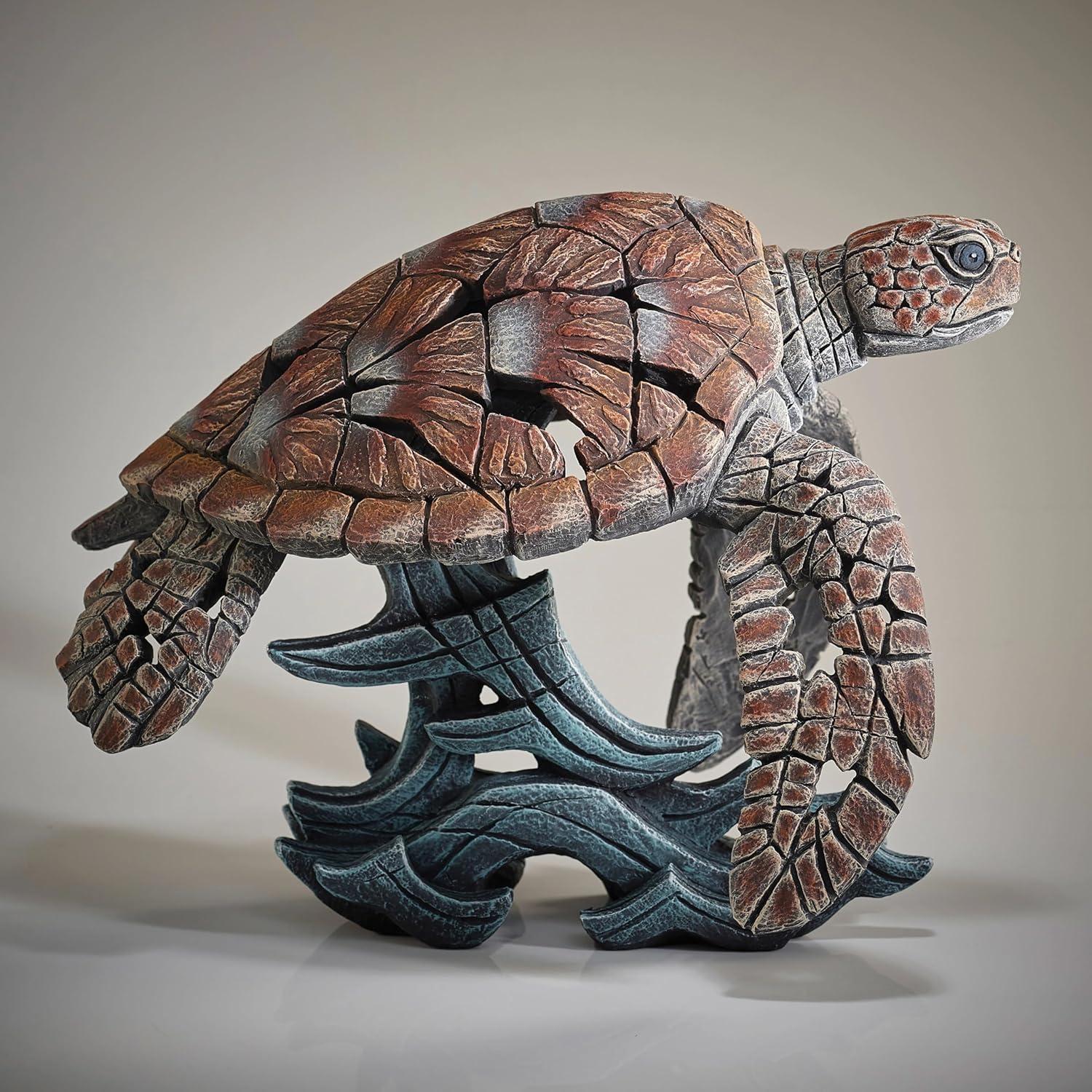 enesco Edge Sculpture Sea Turtle Figure 13.25in H | Wayfair