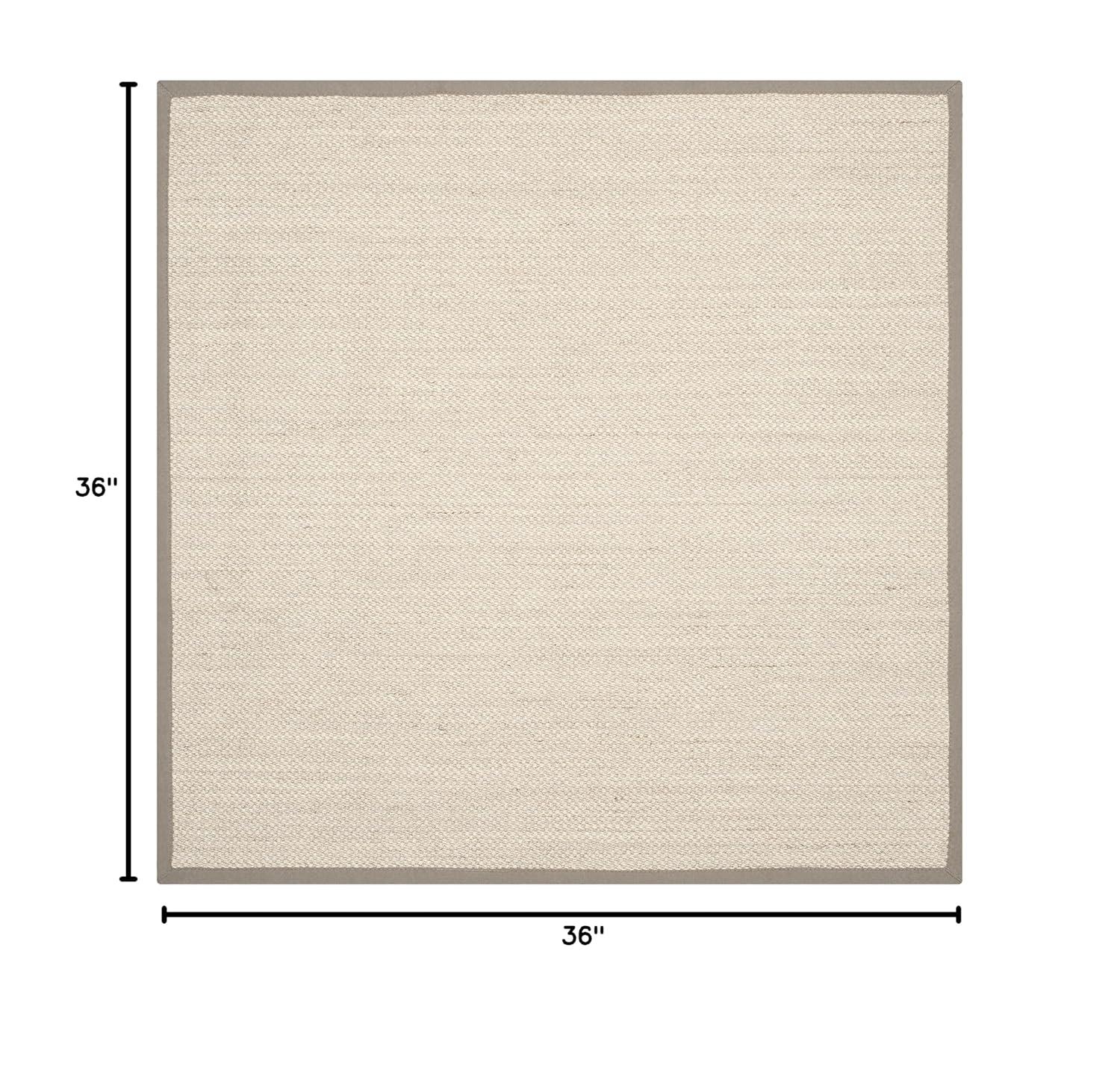 Natural Fiber NF143 Power Loomed Indoor Accent Rug - Marble/Khaki - 3'x5' - Safavieh.