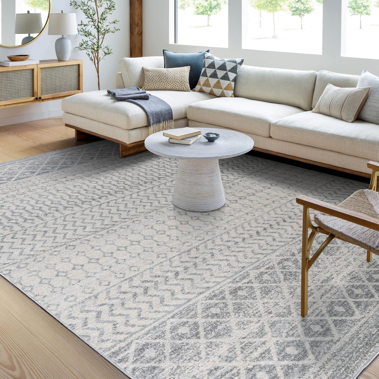 Laurine Gray Doormat 2 ft. x 3 ft. Area Rug