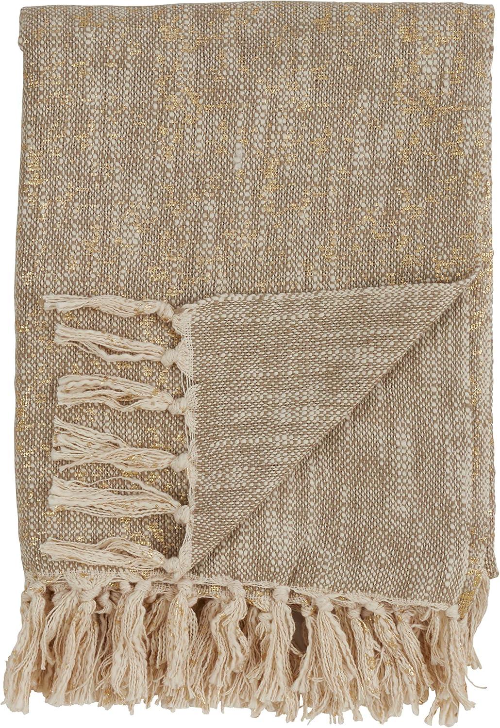 Saro Sevan Collection Hand Woven Throw Blanket