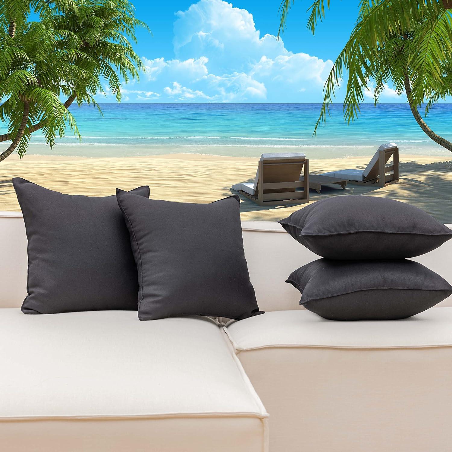 Deconovo Reversible Pillow Cover (Set of 4)