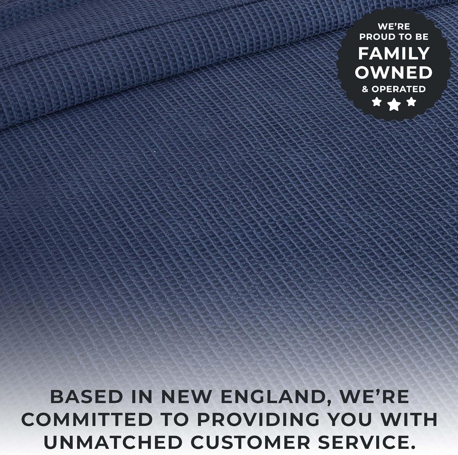 FreshFolds 100% Cotton Waffle Weave Blanket