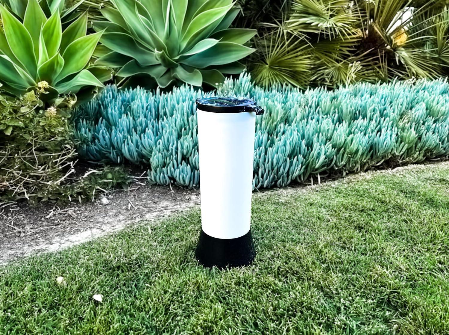 Techko Solar Portable Garden and Path Light – LED Amber or White