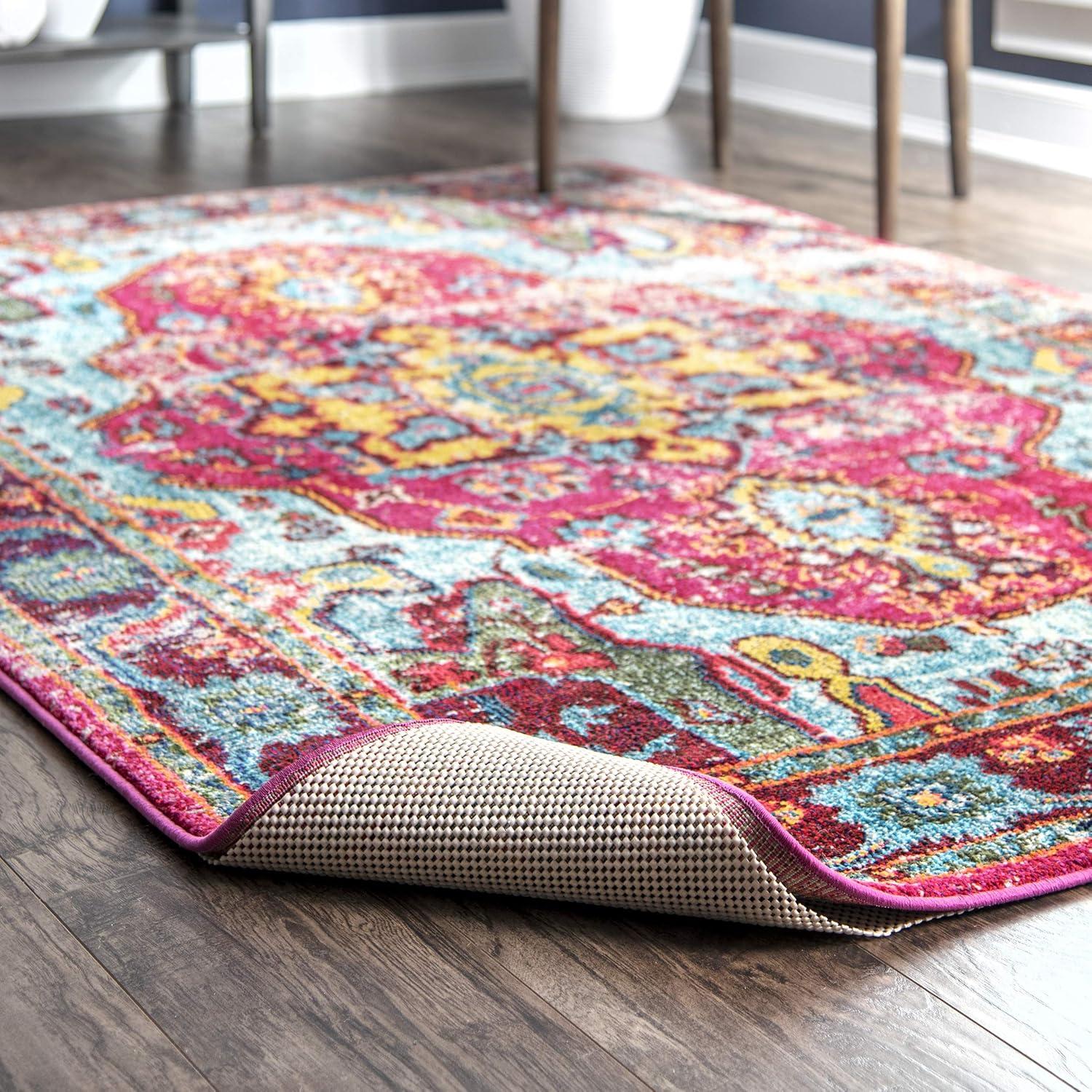 nuLOOM Non-Slip Grip Rug Pad, 5' x 8', White