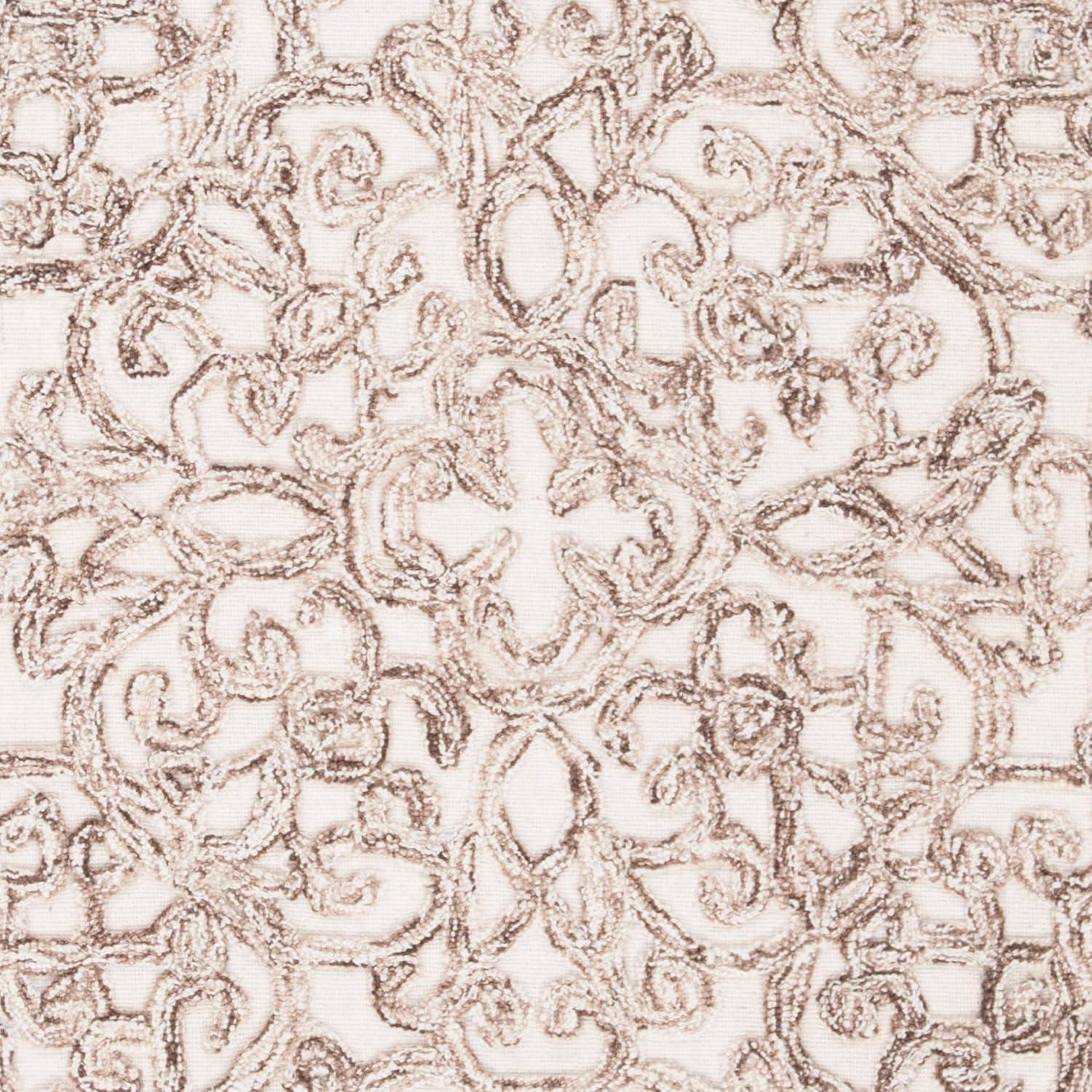 Trace TRC103 Hand Tufted Area Rug - Brown/Ivory - 8'x10' - Safavieh.