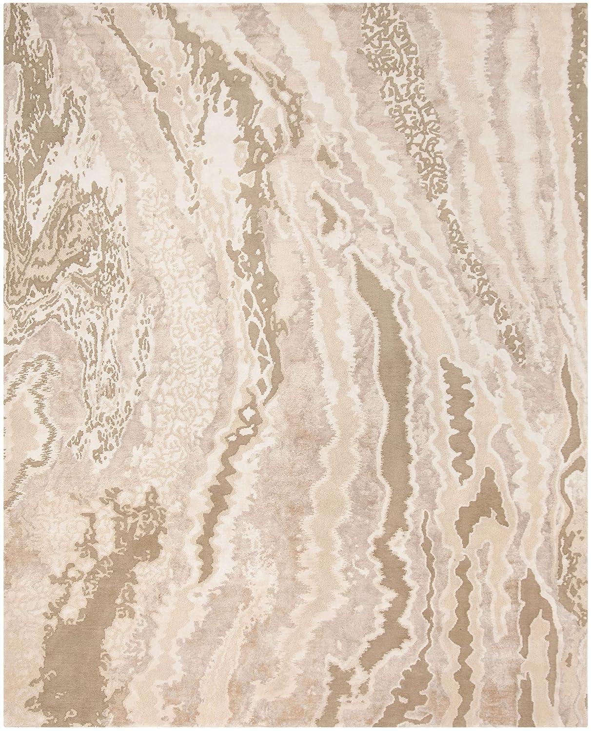 Safavieh Centennial Hand Knotted Bamboo, Cotton, Linen, Viscose, Wool Abstract Rug