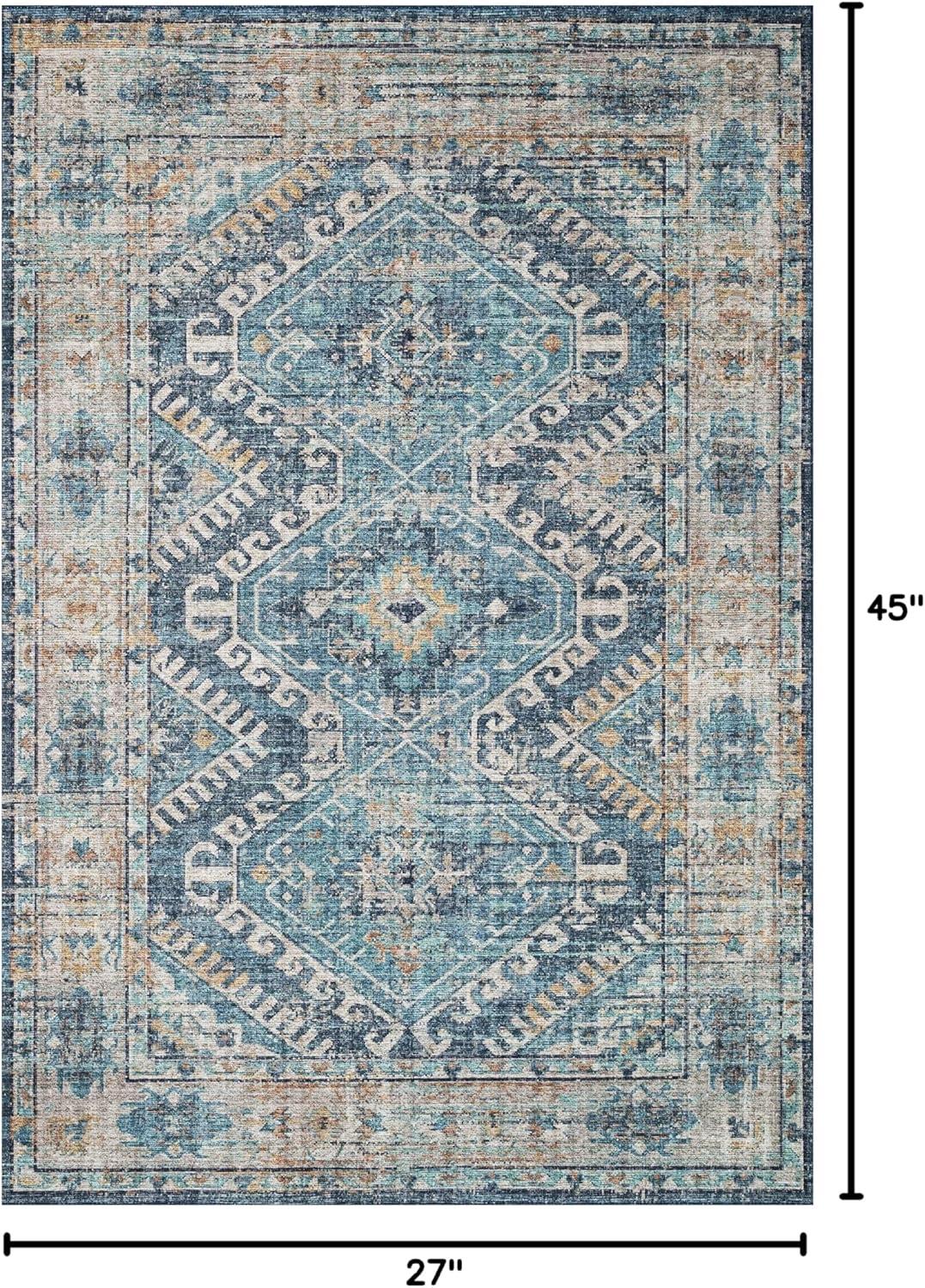 Loloi II Skye Oriental Denim / Natural Area Rug