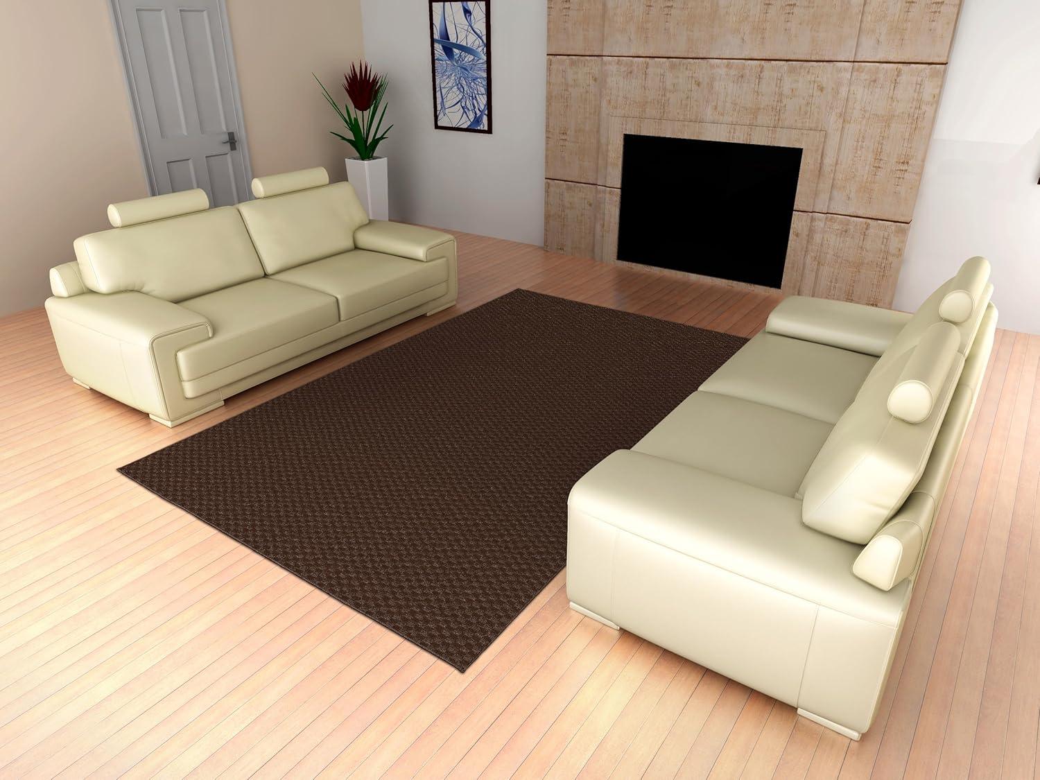 Garland Rug Medallion Mocha Indoor Area Rug, 9' x 12'