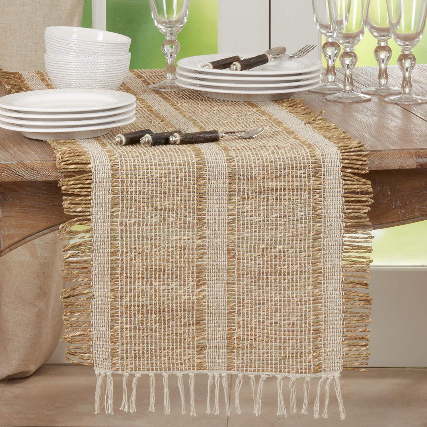 Saro Lifestyle Asiatic Grass Table Runner