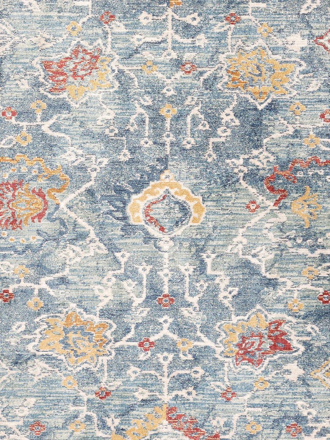 Pasargad Heritage Oriental Light Blue Area Rug