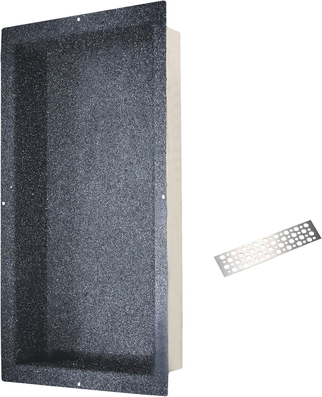 Dawn Stainless Steel Shower Niche with One Stainless Steel Support Plate