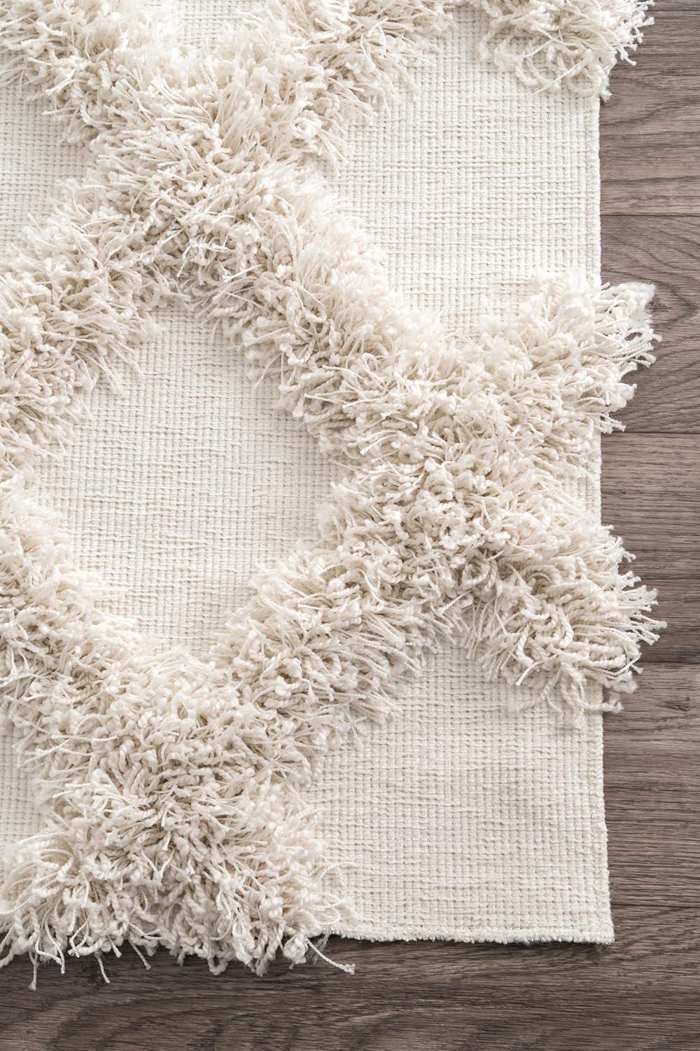 Nuloom Francene Diamond Trellis Shag Area Rug