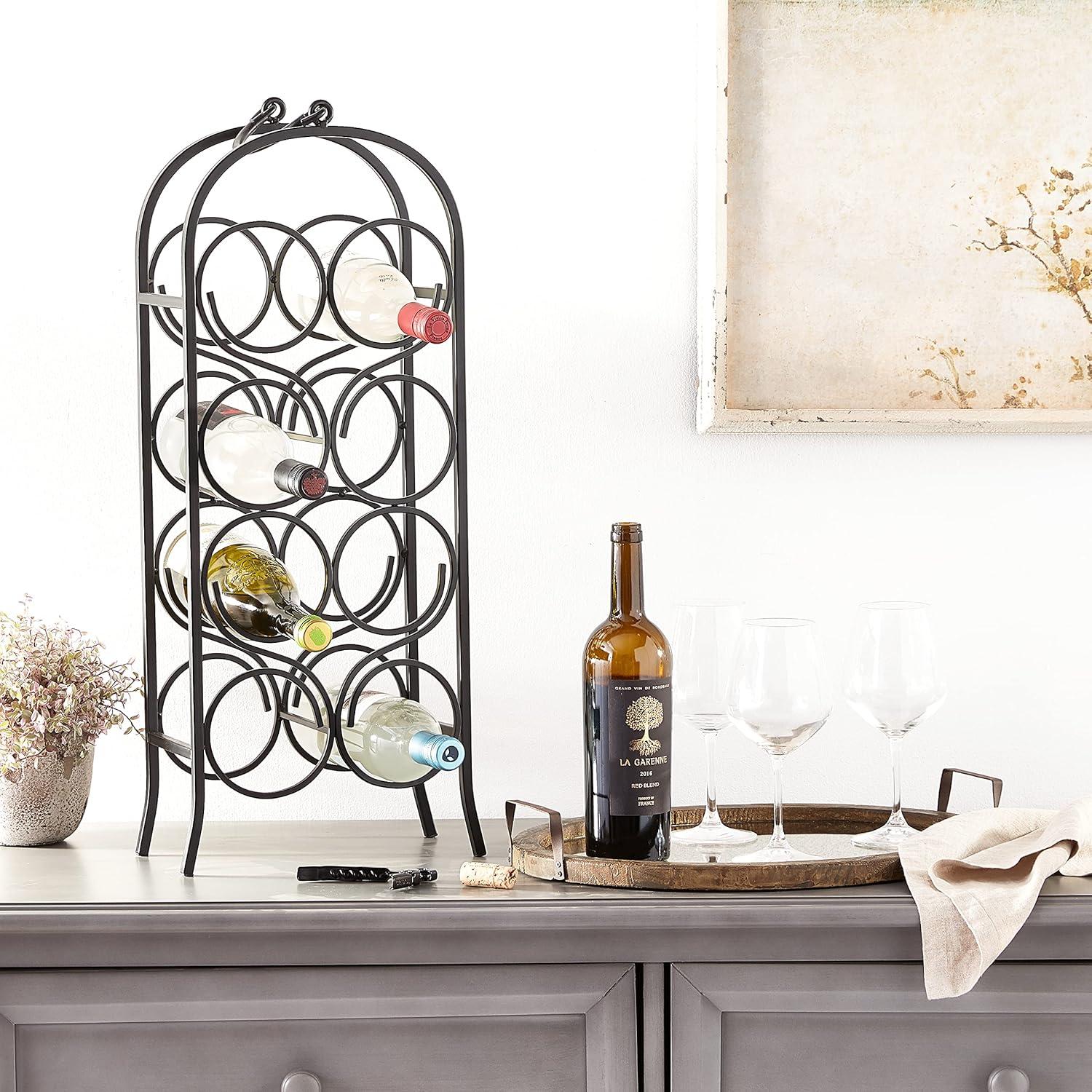 Oenophilia Arch 8-Bottle Floor Standing Wine Rack