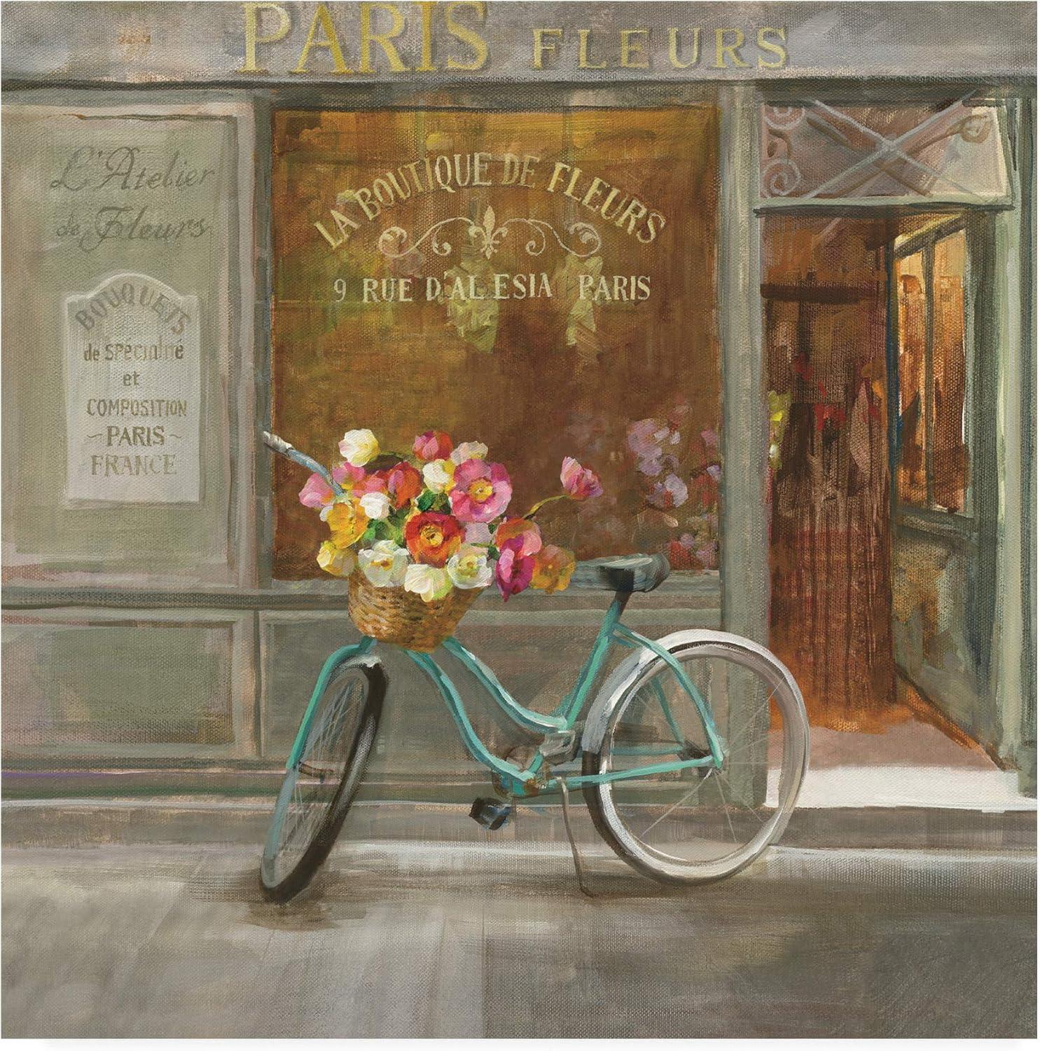 Danhui Nai French Flower Shop V2 Outdoor Canvas Art