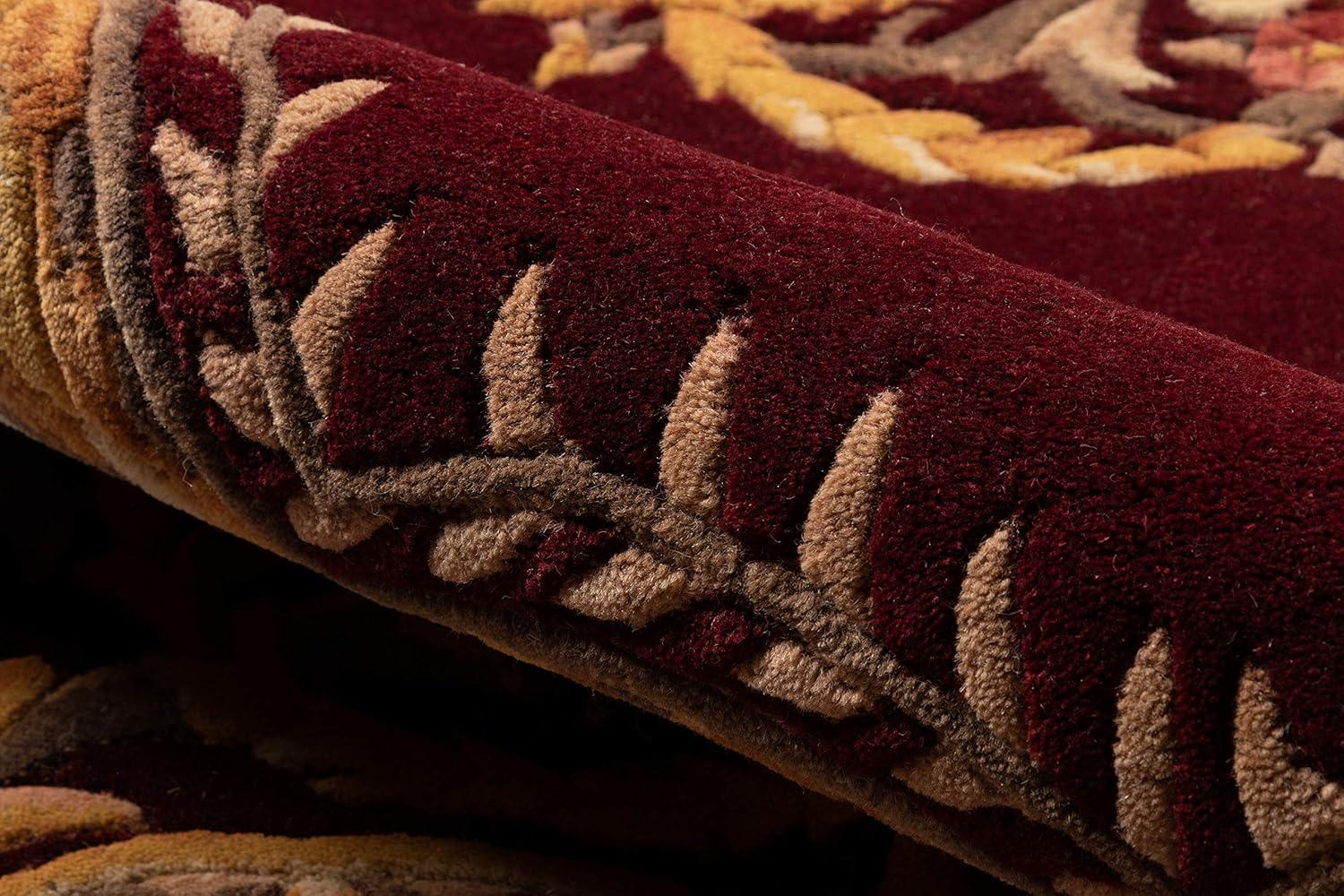 Momeni Transitional Runner Area Rug, Burgundy, 2'3" X 8' Runner