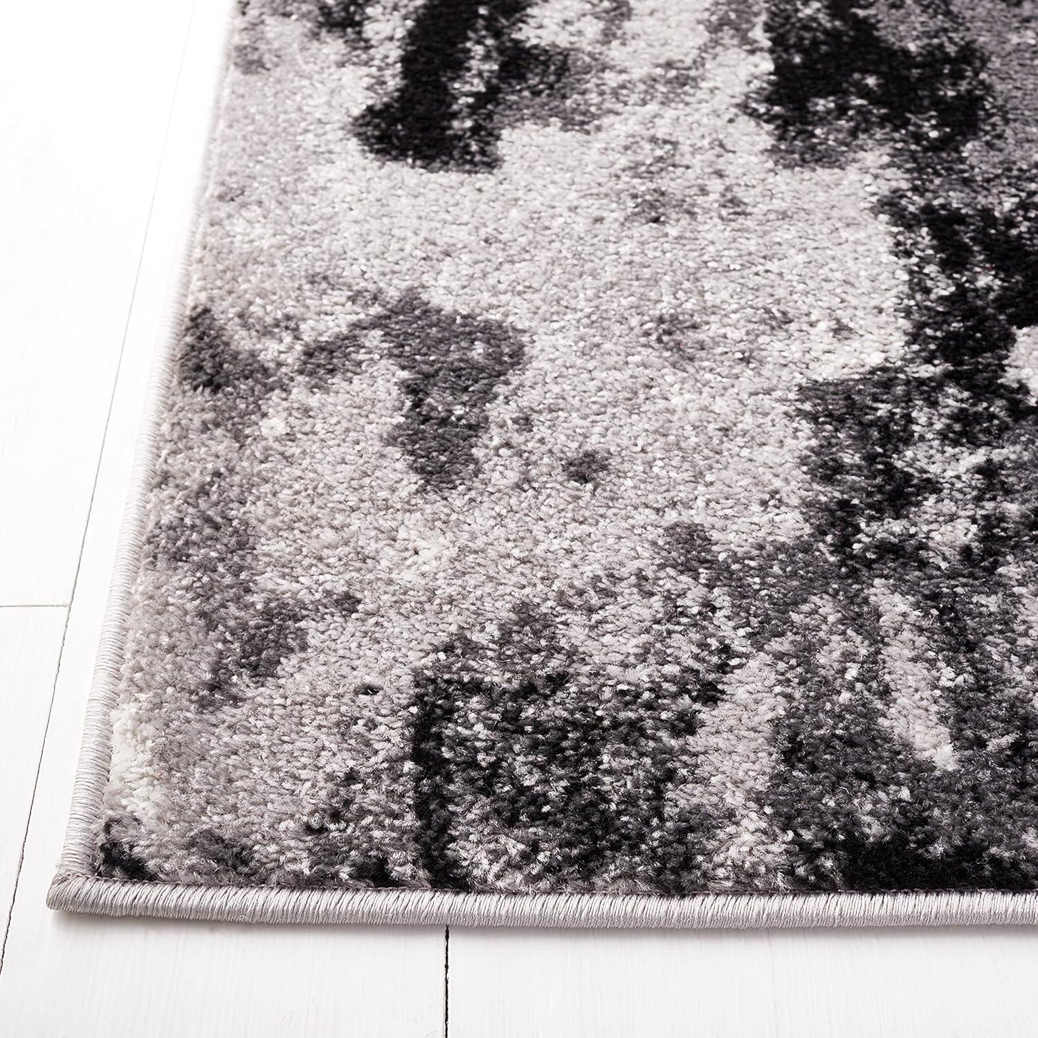 Adirondack ADR134 Machine Made Indoor Area Rug - Grey/Black - 11'x15' - Safavieh