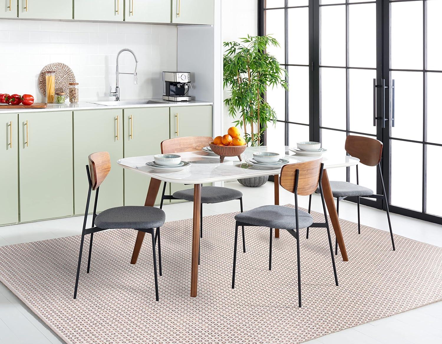 Church Street Hand Woven Cotton Geometric Rug