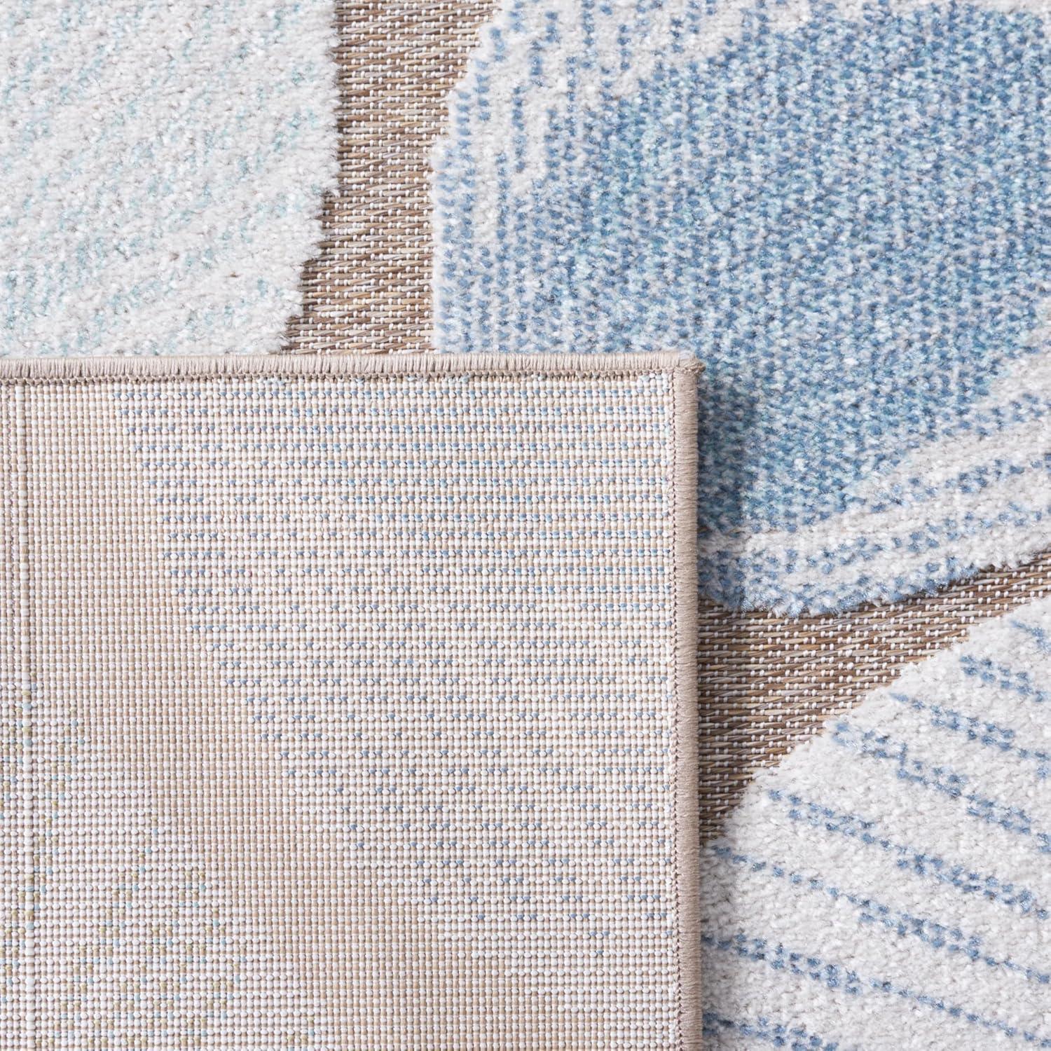 Sarasota SAR110 Power Loomed Area Rug - Beige/Grey - 8'x10' - Safavieh.