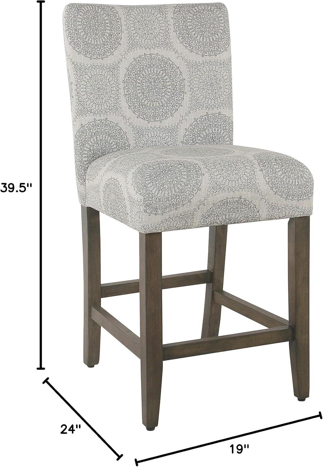 24" Upholstered Counter Height Barstool - HomePop