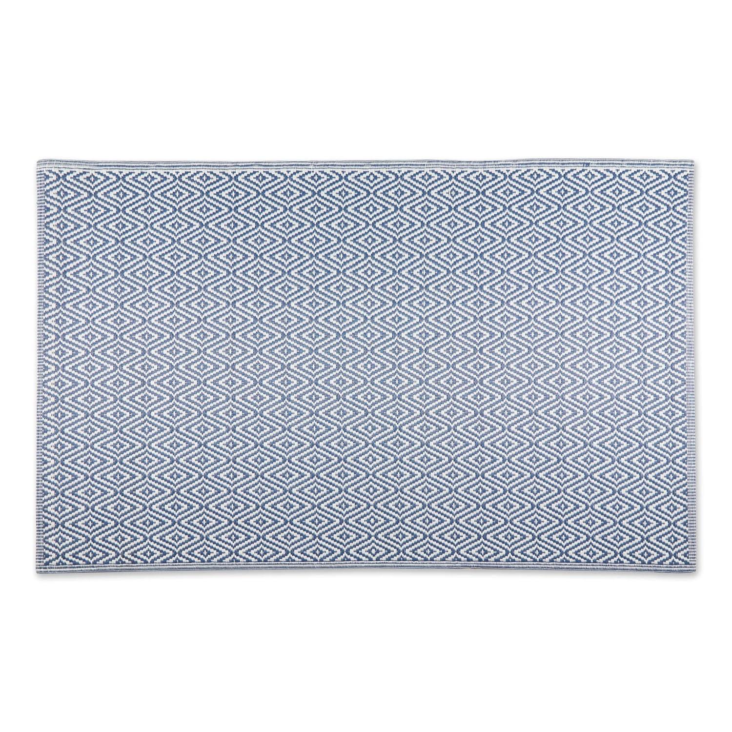 Design Imports Outdoor Diamonds - French Blue Marquise - 4 X 6 Ft