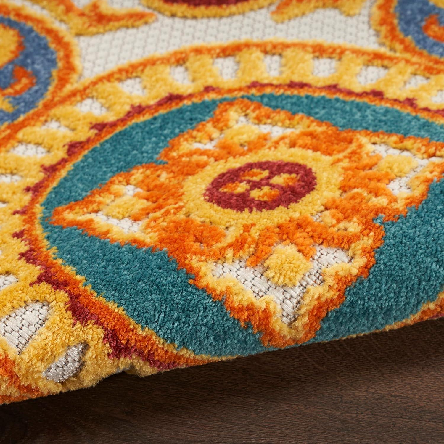 Lark Manor™ Isalia 5'3" X 7'5" Multicolor Tropical Rug