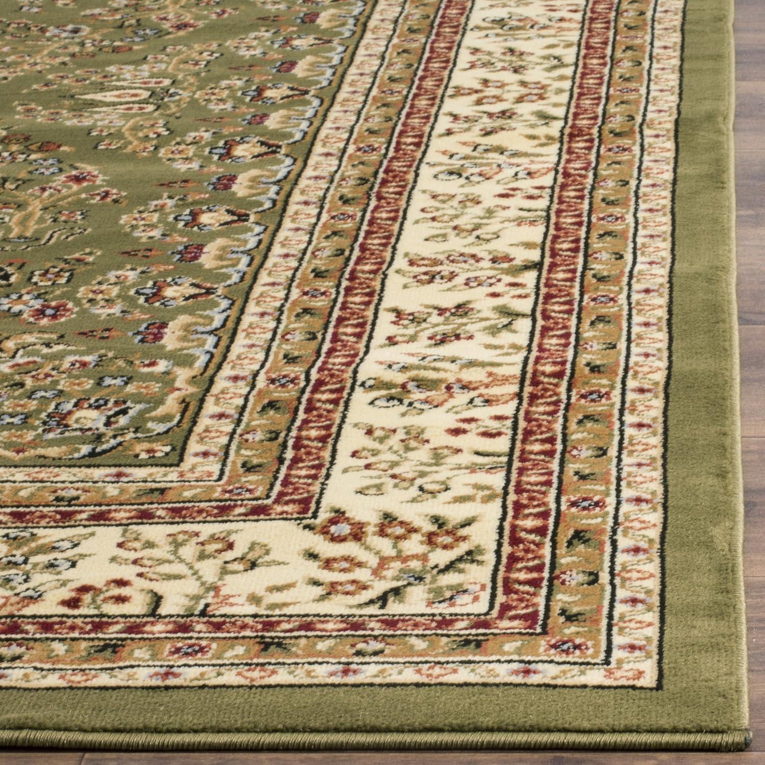 Lyndhurst LNH331 Power Loomed Area Rug - Sage/Ivory - 4'x6' - Safavieh.