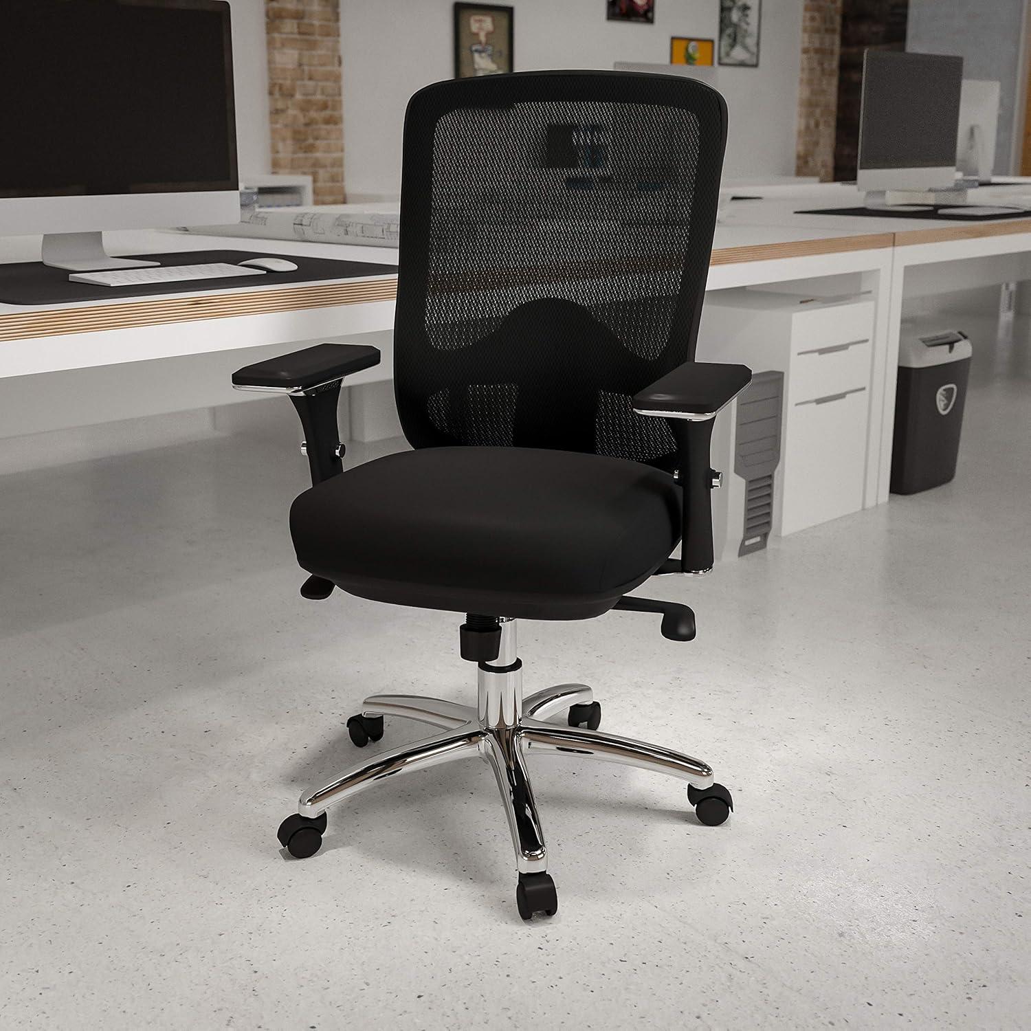 Flash Furniture Hercules 24/7 Intensive Use Big & Tall 350 lb. Rated Mesh Multifunction Chair