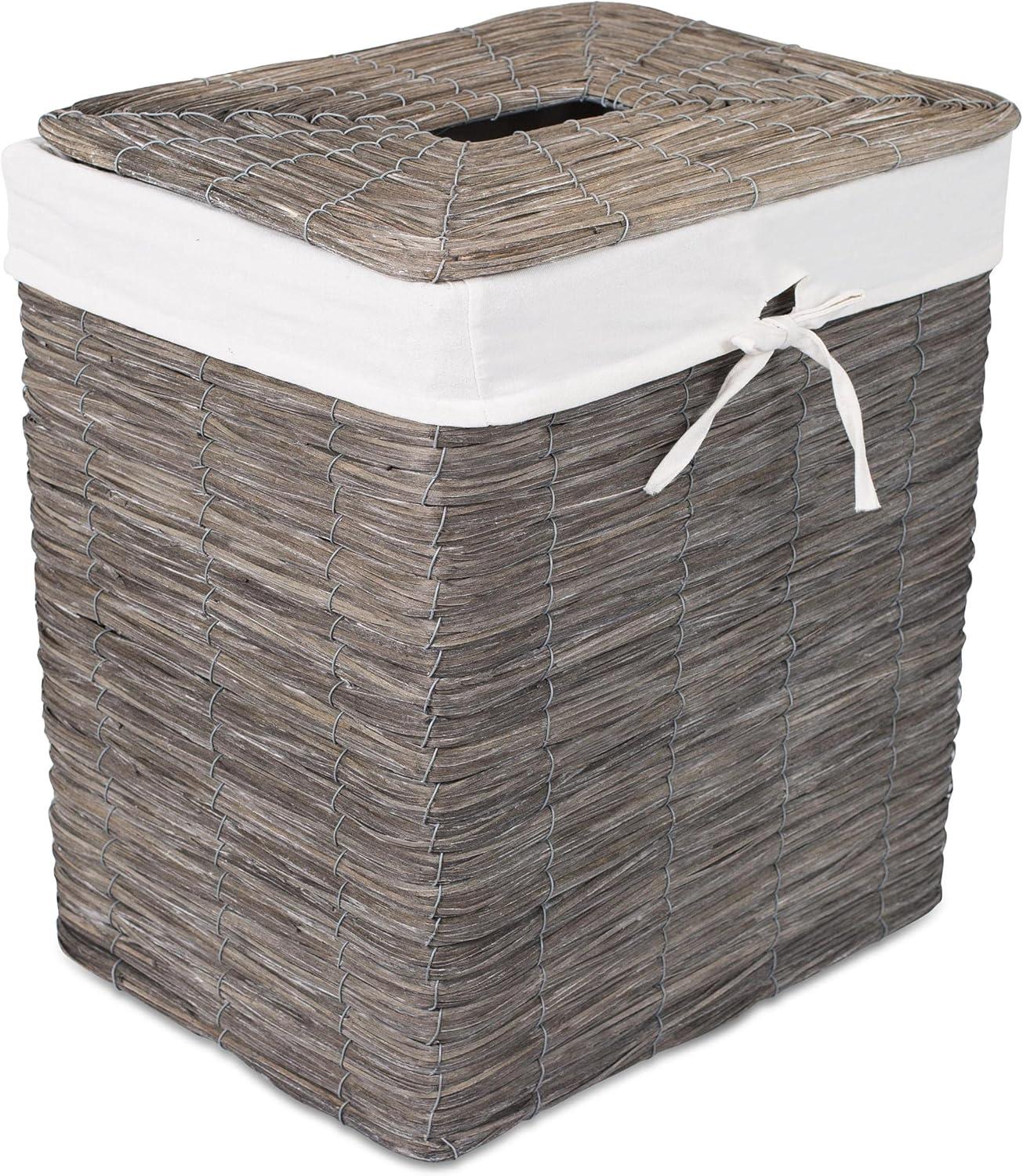 BirdRock Home Wicker Laundry Hamper with Handles