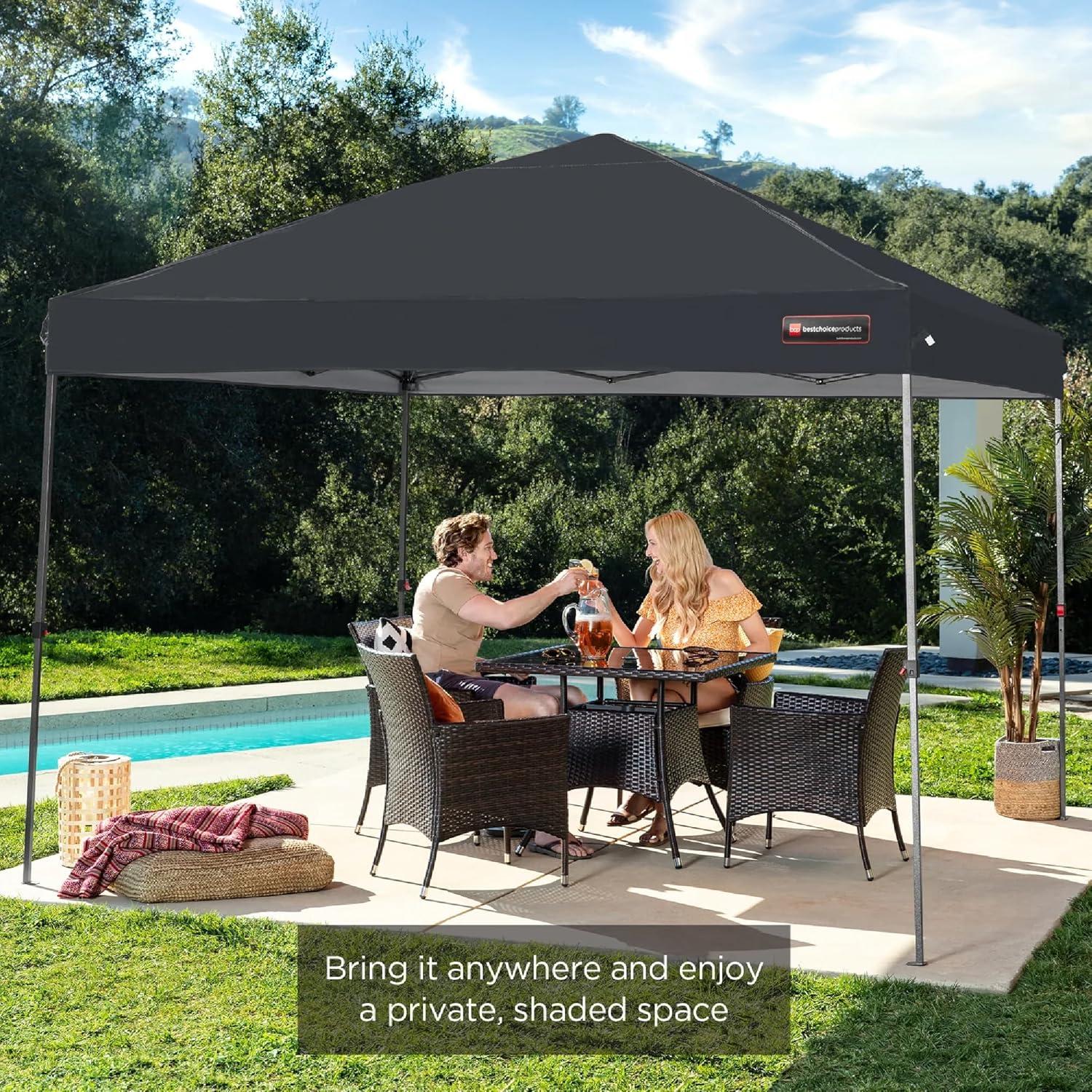 Best Choice Products 10 Ft. W x 10 Ft. D Steel Pop-Up Canopy