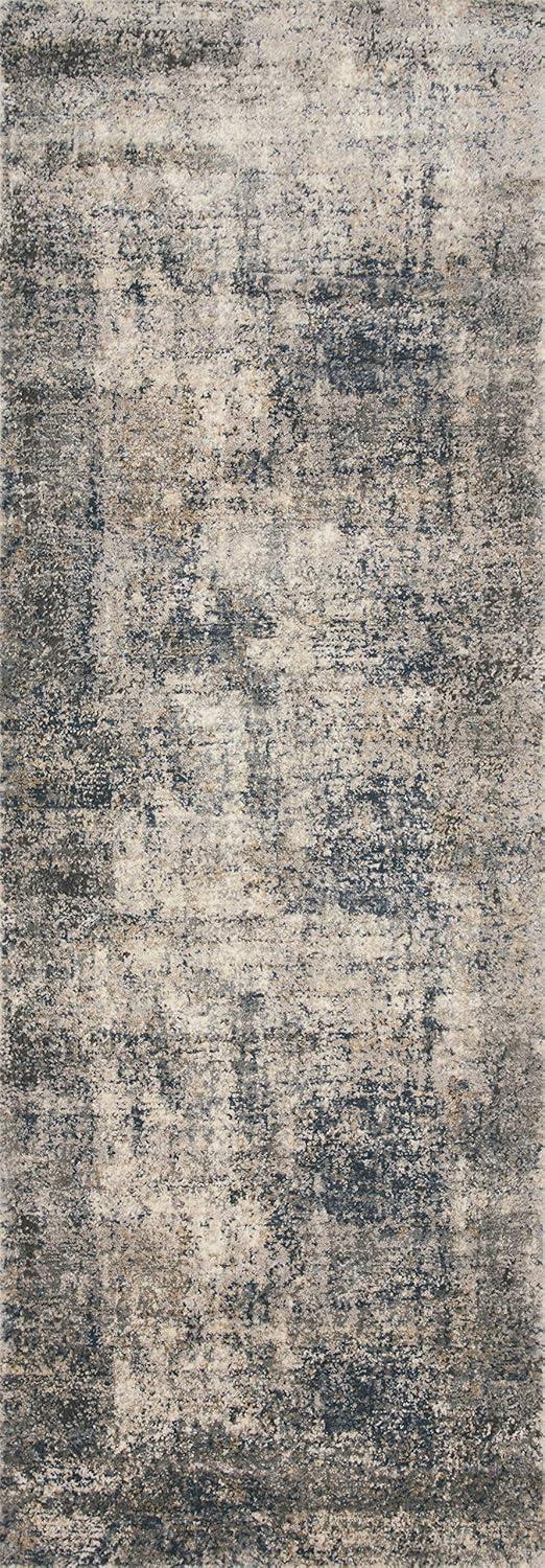 Loloi Teagan Denim / Slate 2'-8" x 7'-6" Runner Rug