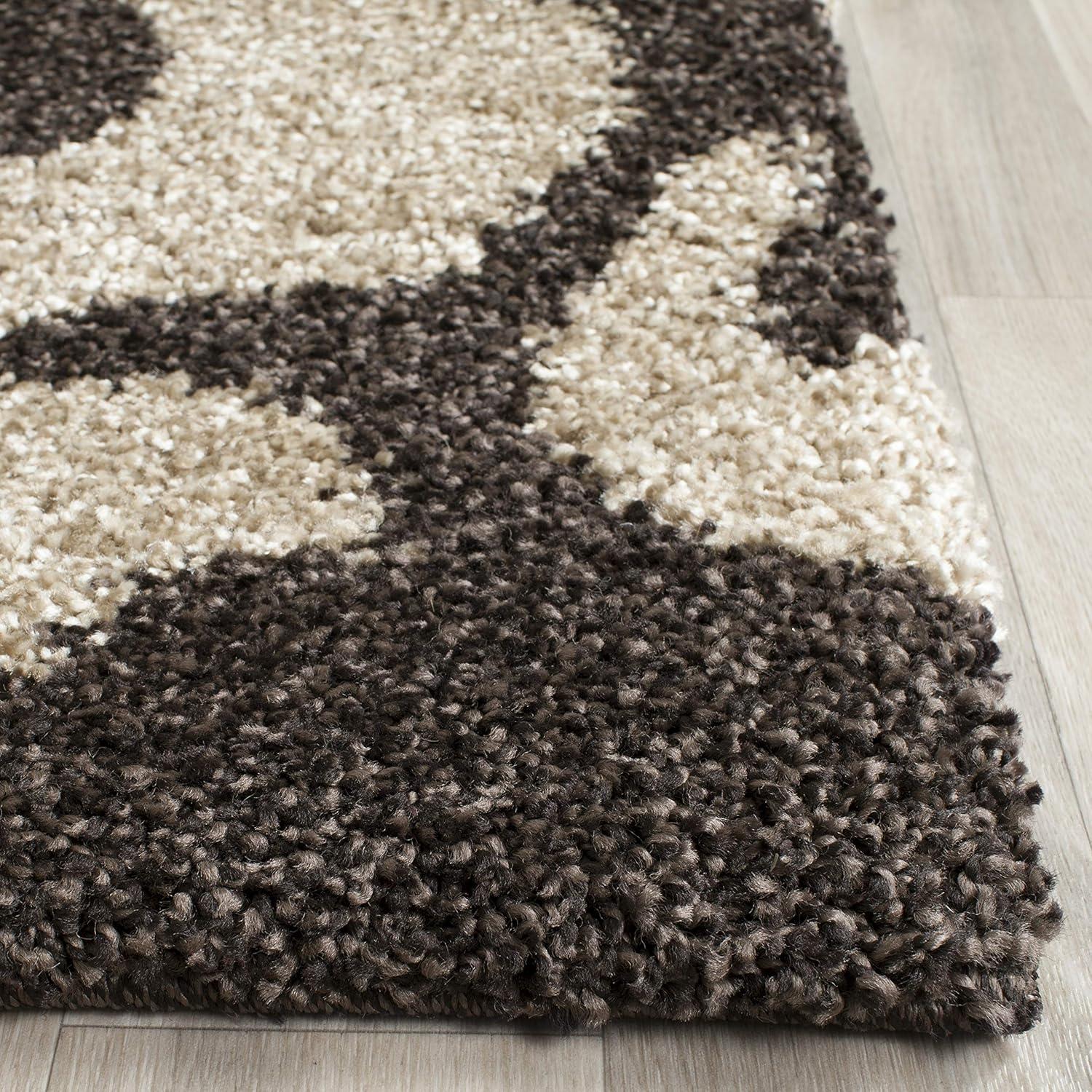 Florida Shag SG458 Power Loomed Rugs - Safavieh