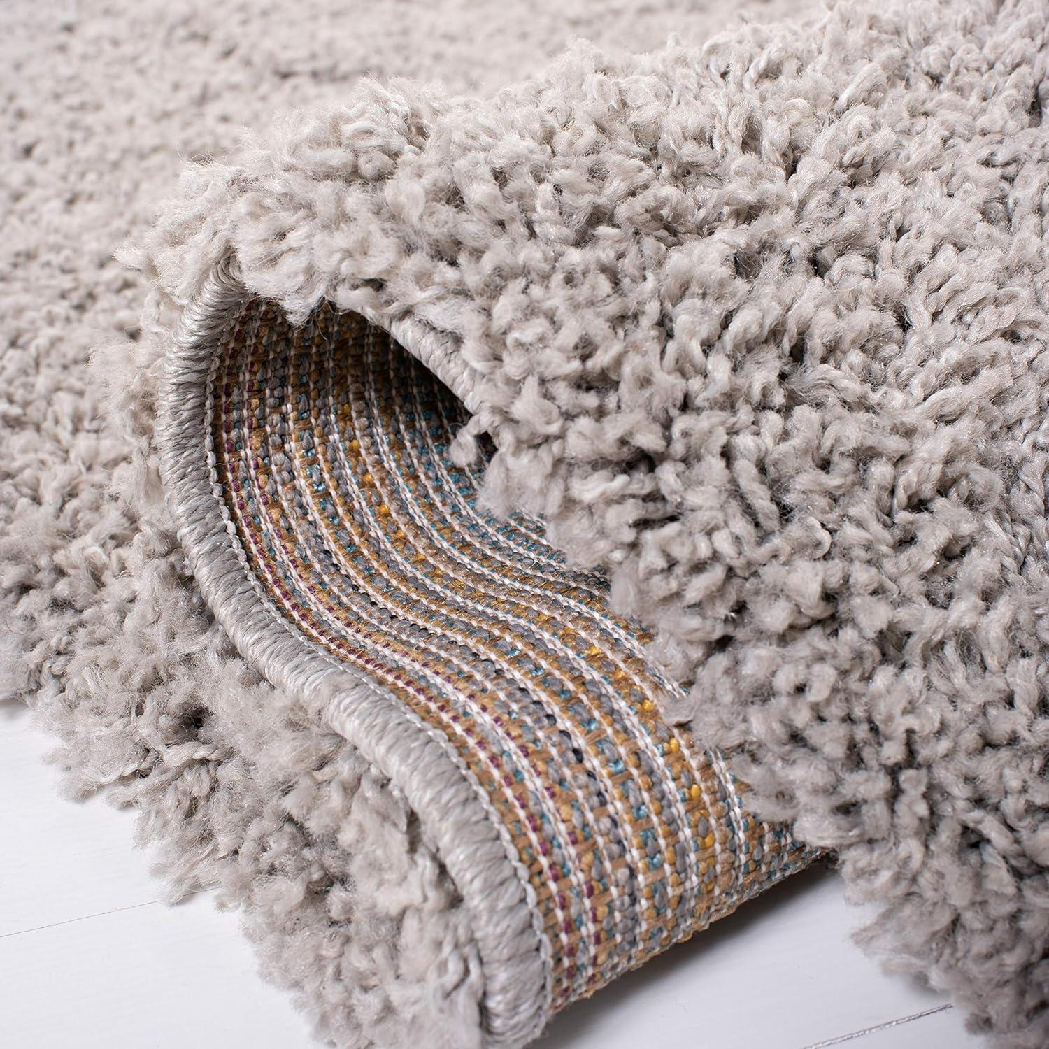 Venus Shag VNS520 Power Loomed Area Rug - Taupe - 8'9"x11'9" - Safavieh.
