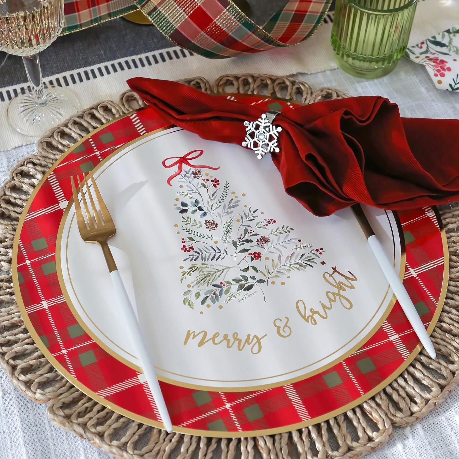 Kate Aspen Christmas 13” Charger Plate Placemat | 28665NA