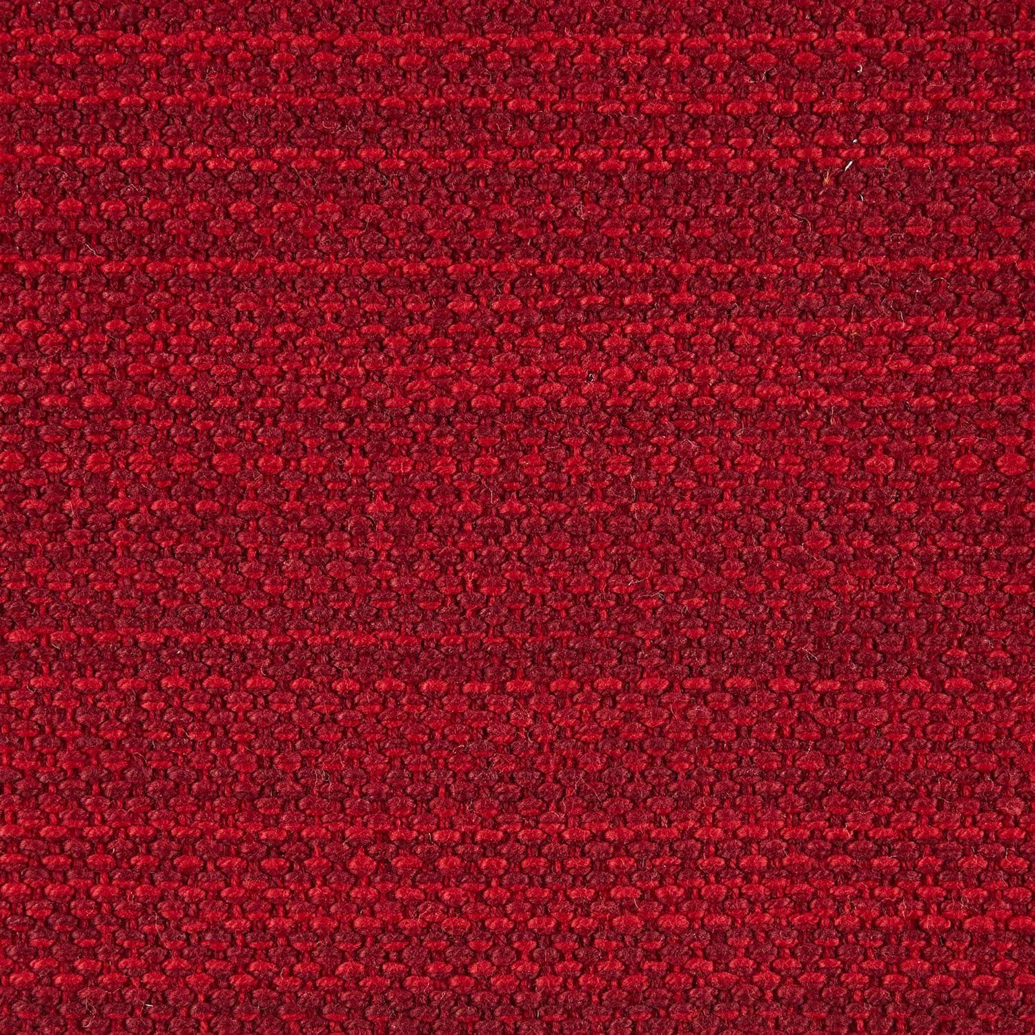 Red Cotton Fringe Rectangular Placemats Set of 6