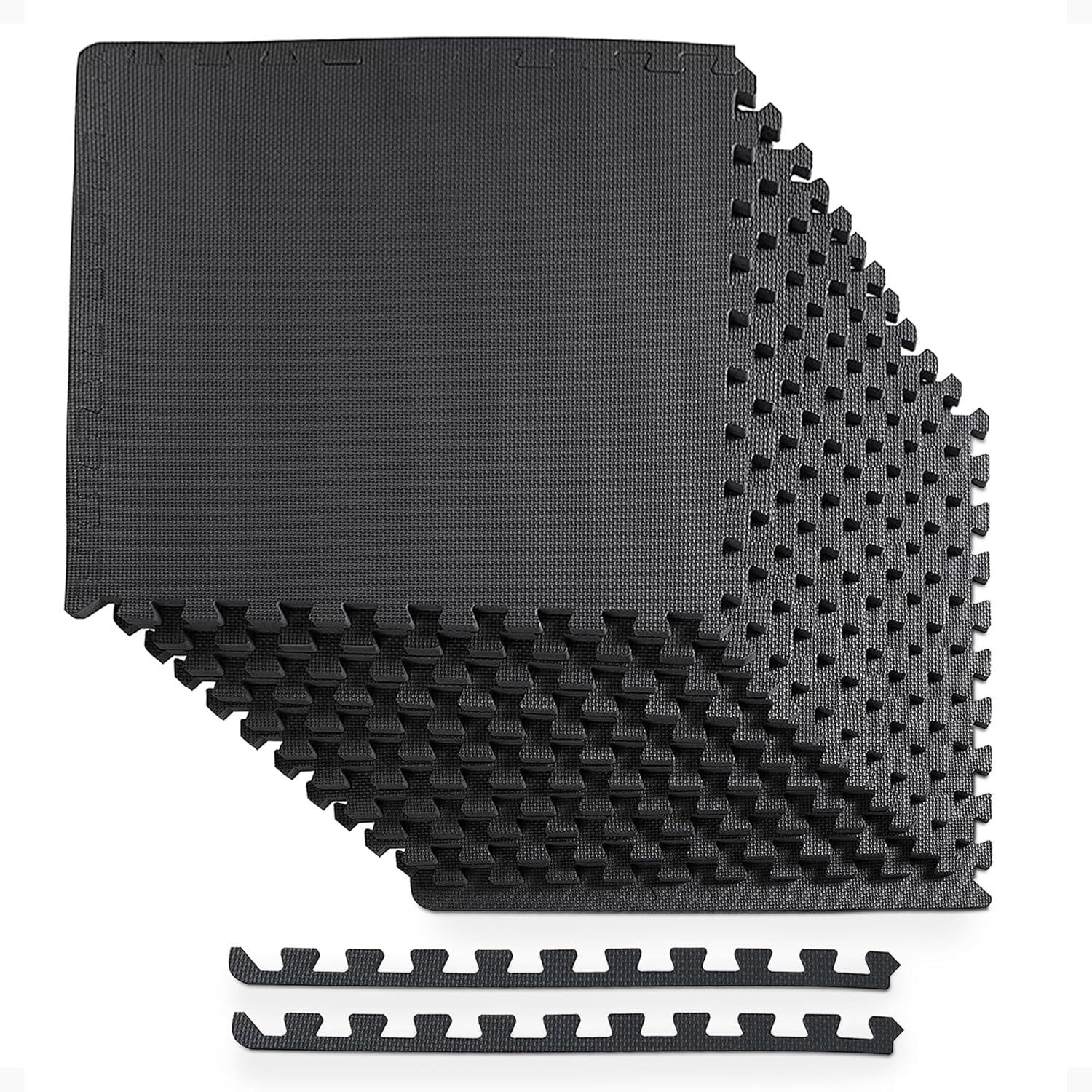 BalanceFrom Fitness Balancefrom Fitness 48 Sq Ft Interlocking EVA Foam Exercise Mat Tiles