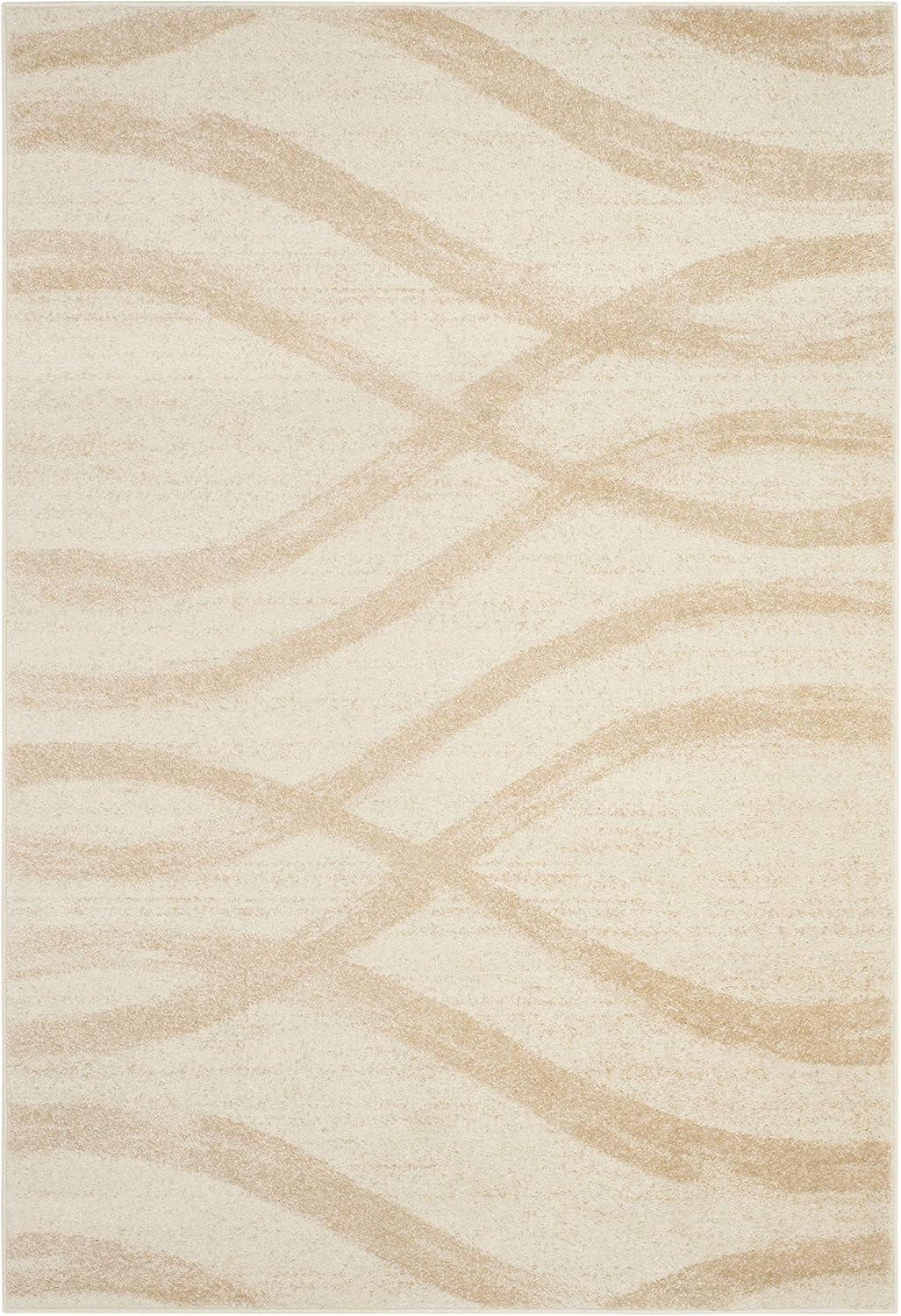 SAFAVIEH Adirondack Isidor Geometric Area Rug, Cream/Champagne, 5'1" x 7'6"