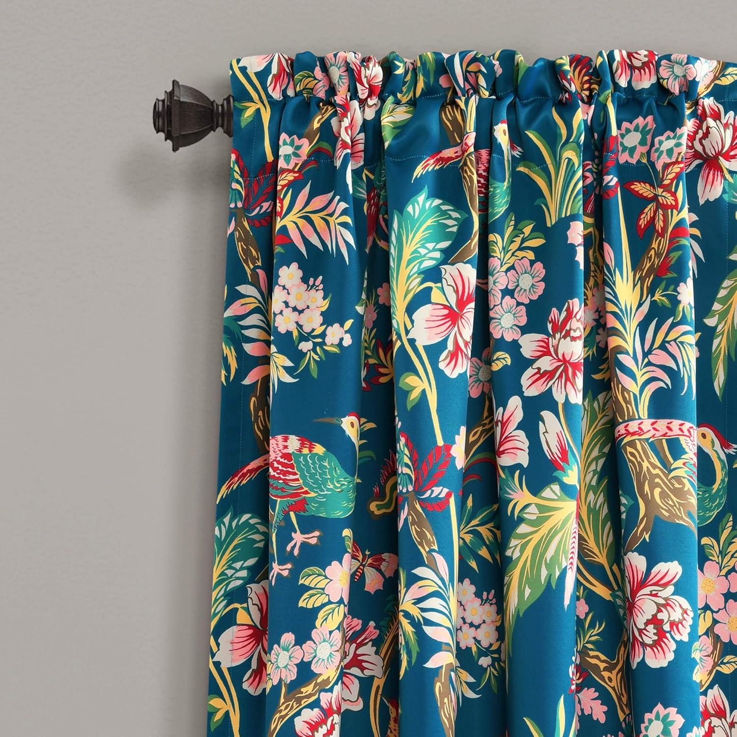 Dolores Polyester Room Darkening Curtain Pair