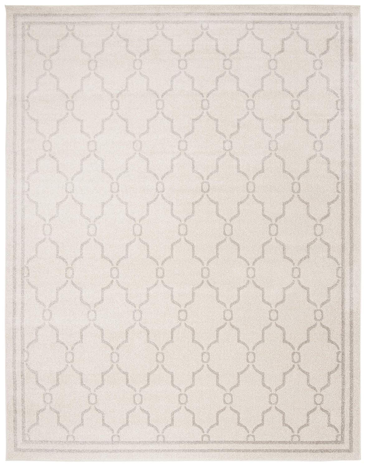 Amherst AMT414 Power Loomed Indoor Area Rug - Ivory/Light Grey - 8'x10' - Safavieh