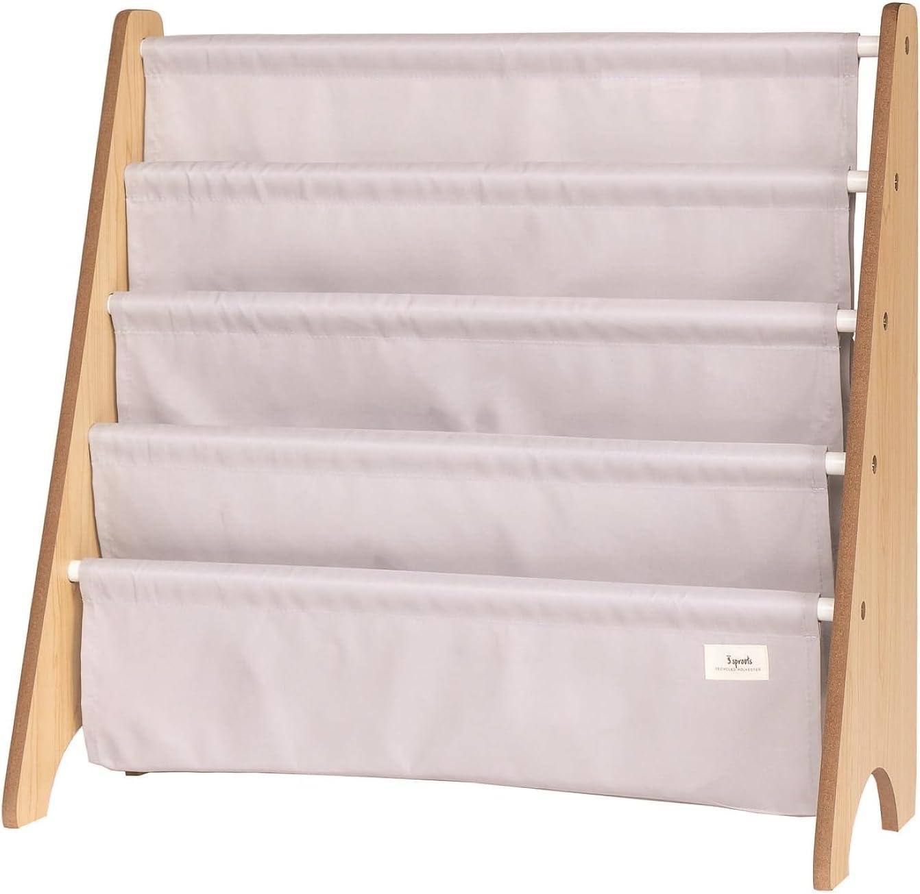URKS 3 Sprouts - Book Shelf - Kids Book Rack Organizer  - Baby Room Bookcase