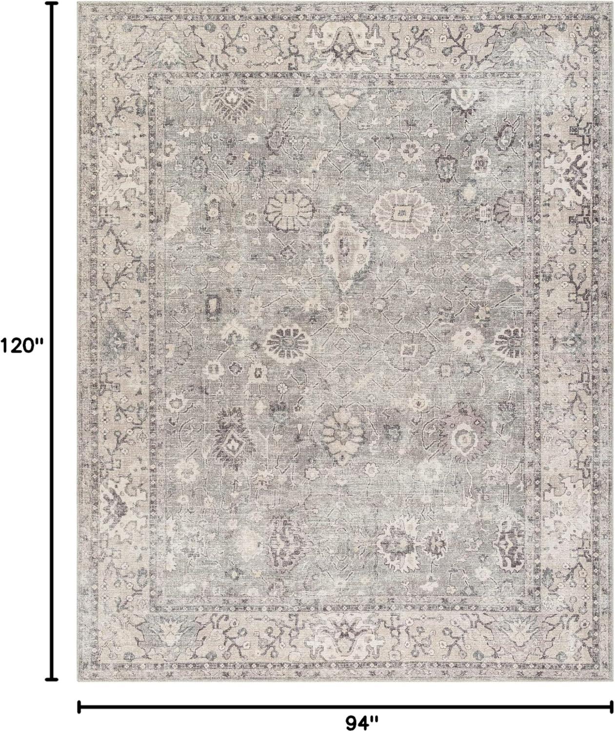 Becki Owens x Livabliss Oriental Vintage Dark Brown Area Rug