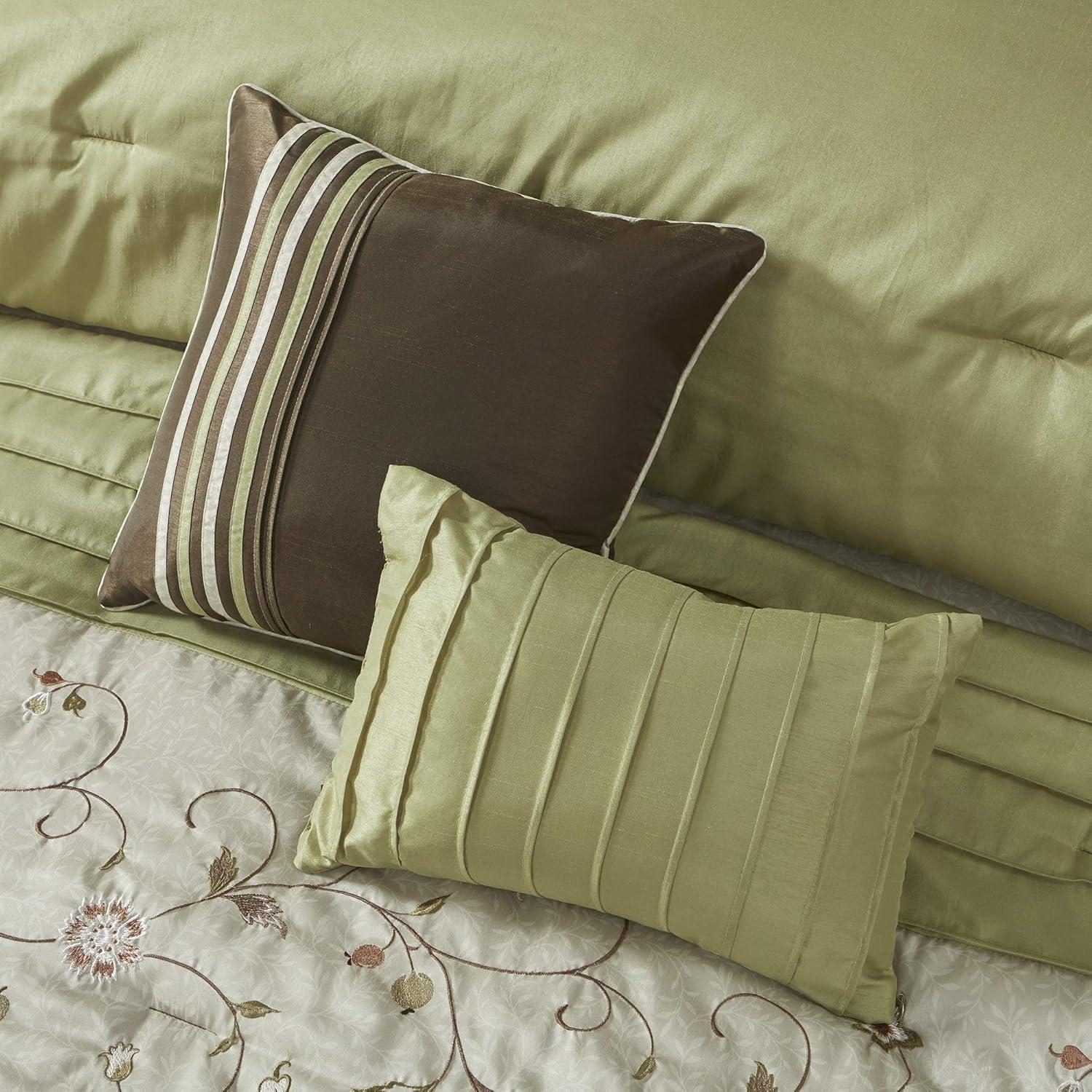 Serene Embroidered 7 Piece Comforter Set