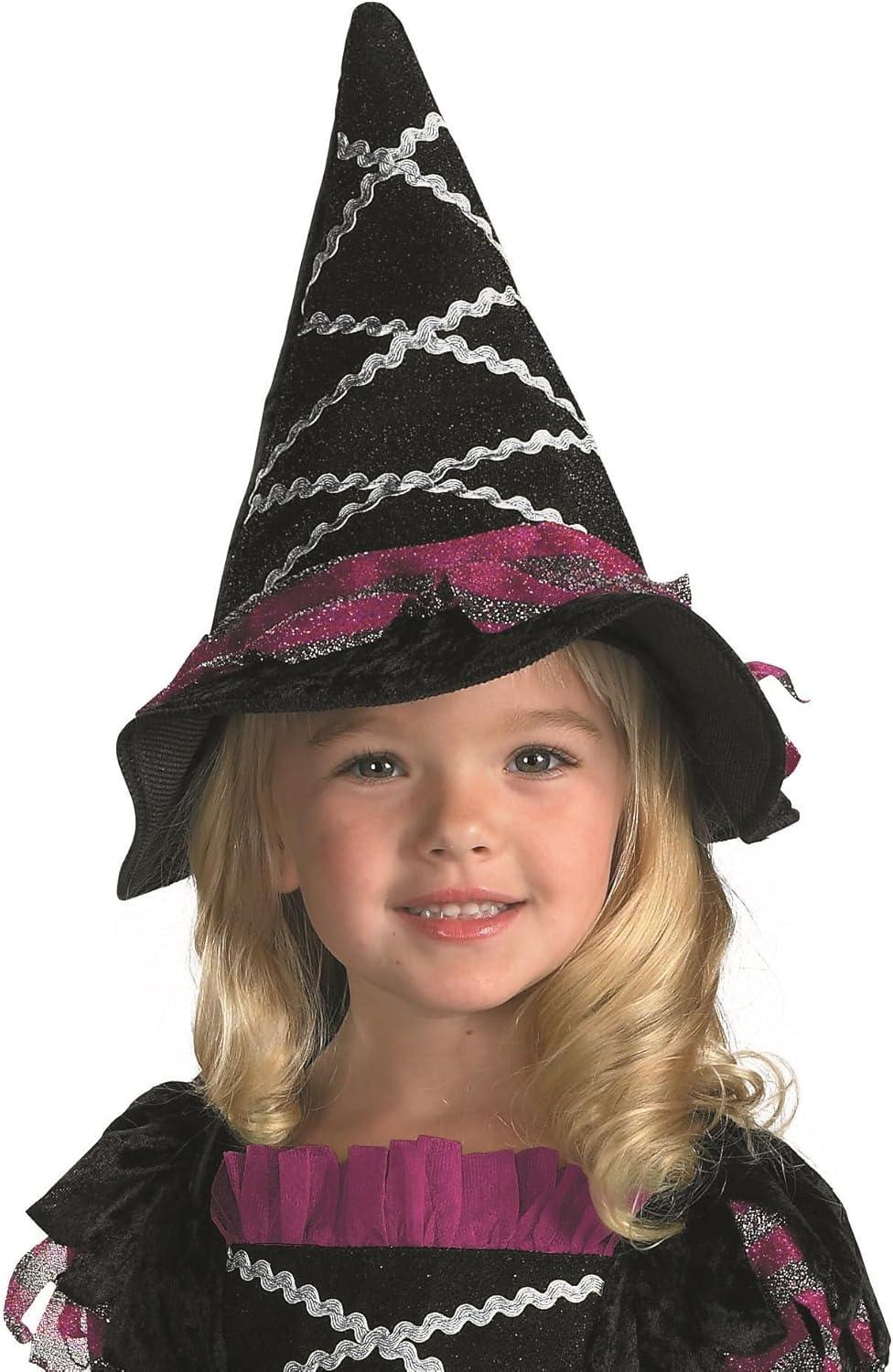 Girls' Fairytale Witch Costume - Size 4-6 - Black