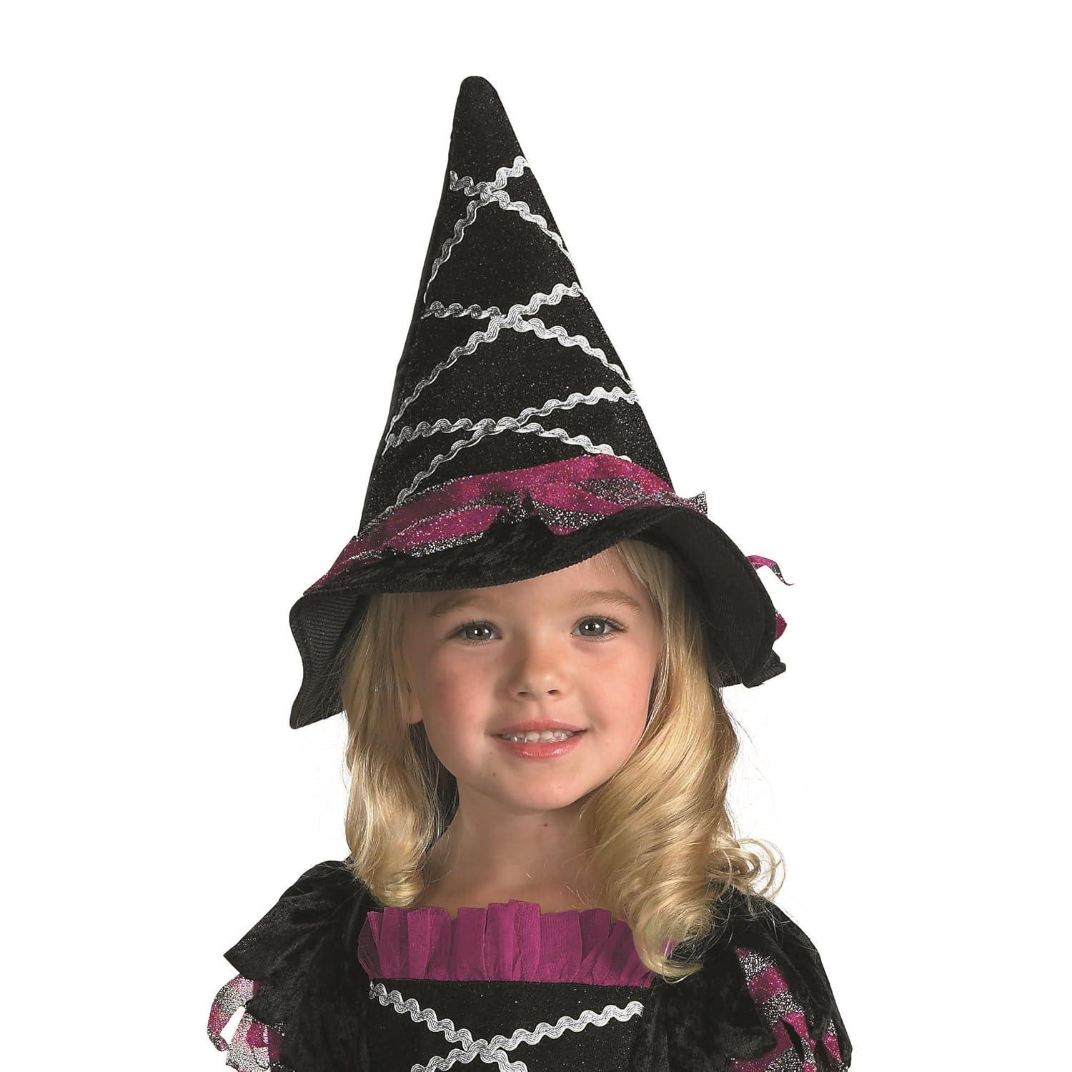 Girls' Fairytale Witch Costume - Size 4-6 - Black