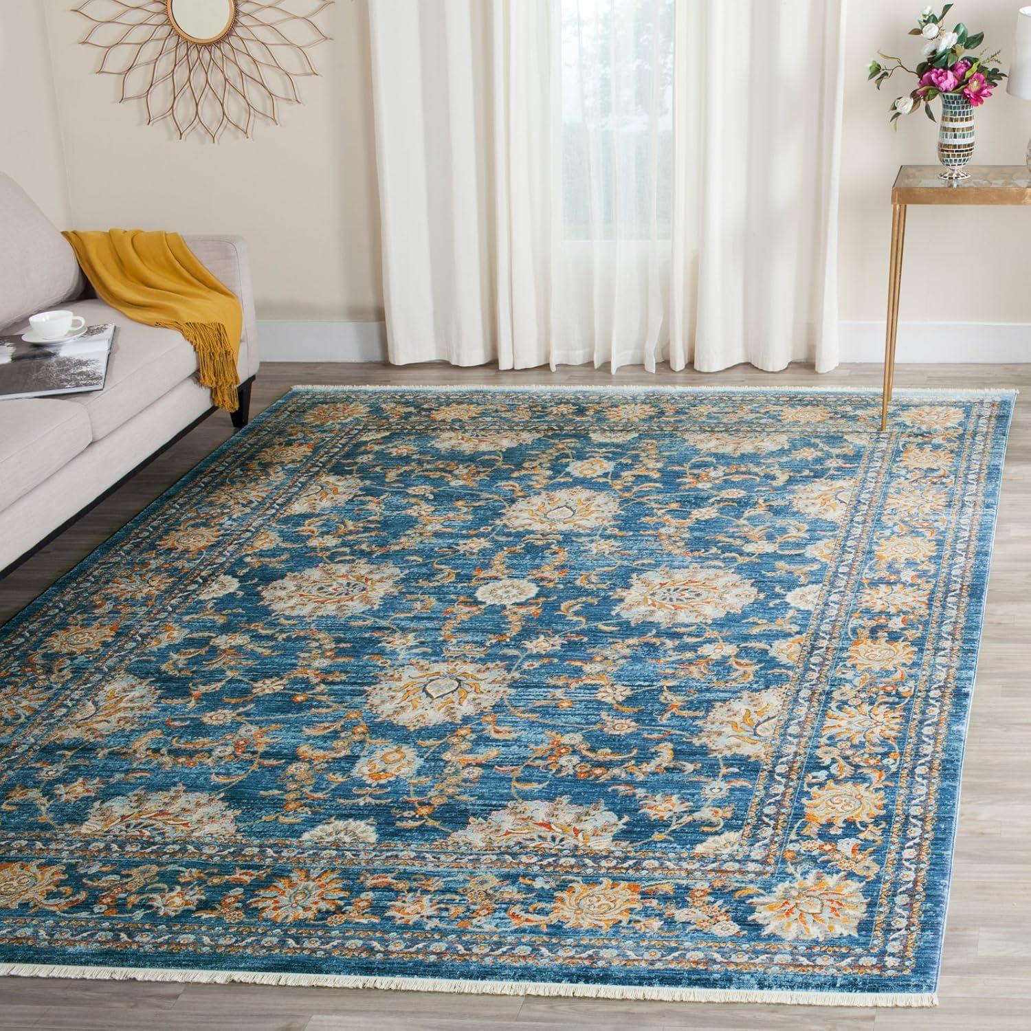 Vintage Persian VTP469 Power Loomed Indoor Area Rug - Turquoise/Multi - 5'x7'6" - Safavieh.