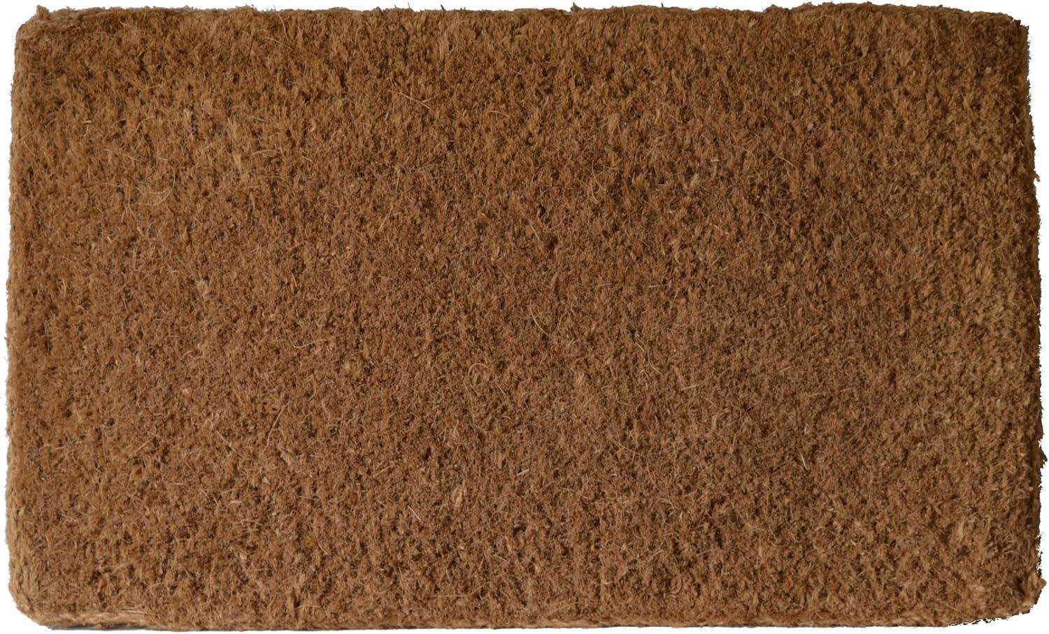 Imports Decor 1202BRM Plain Coir Doormat, 16 x 27-Inch