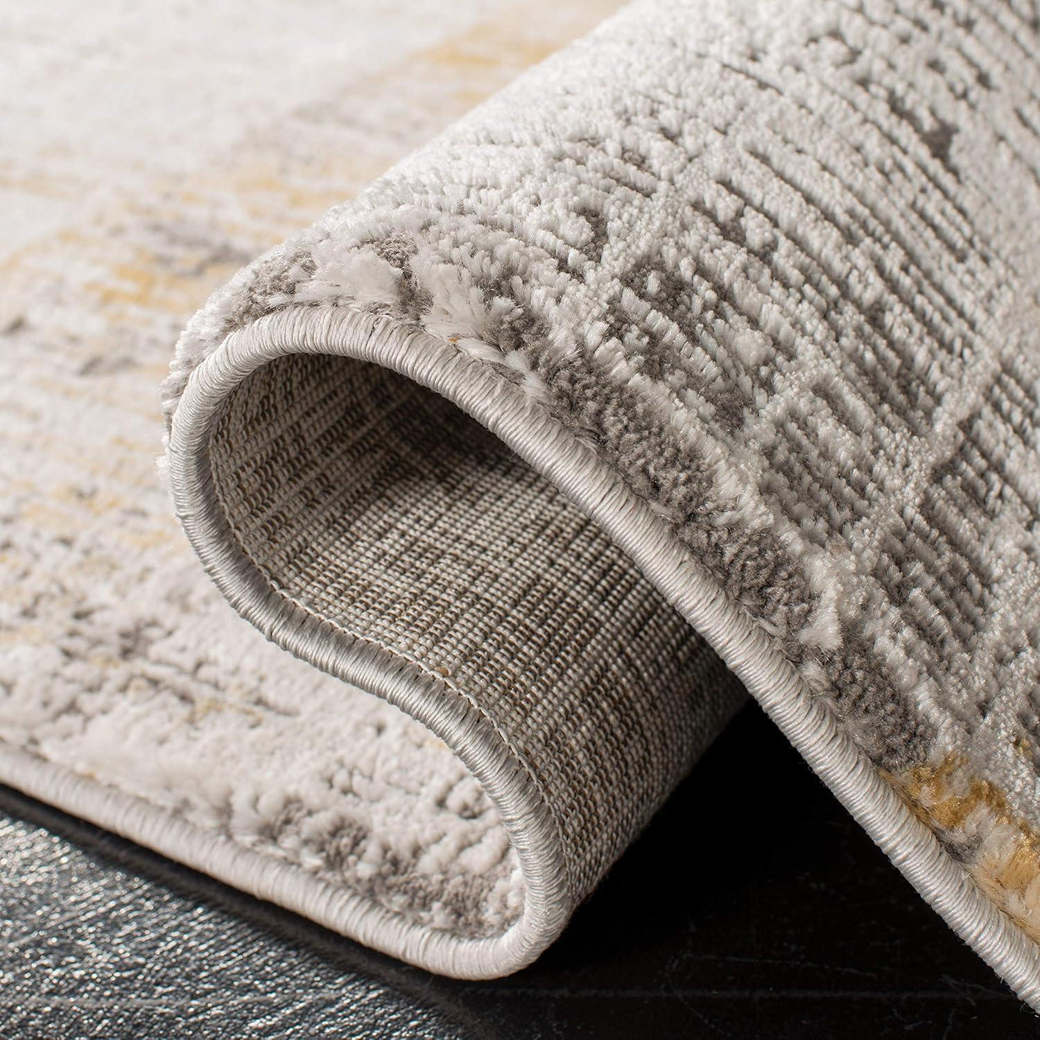Craft CFT874 Loomed Indoor Area Rug - Grey/Beige - 6'7"x9' - Safavieh