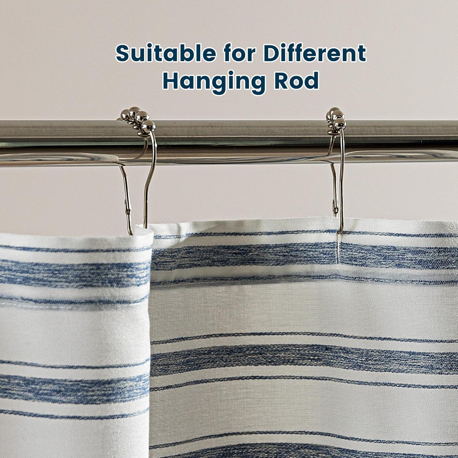 Lush Decor Striped Shower Curtain