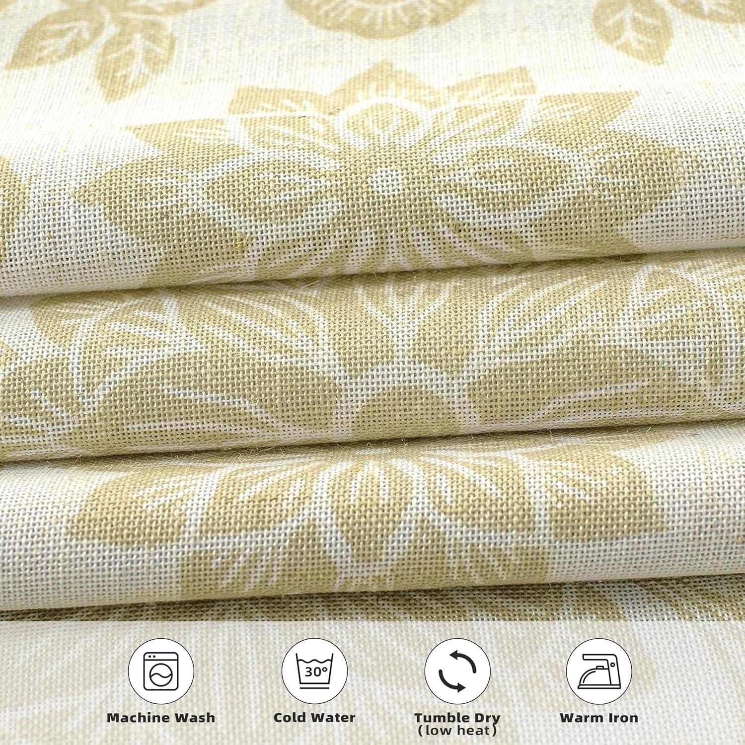 DriftAway Twyla Floral Tailored 52'' W Window Valance