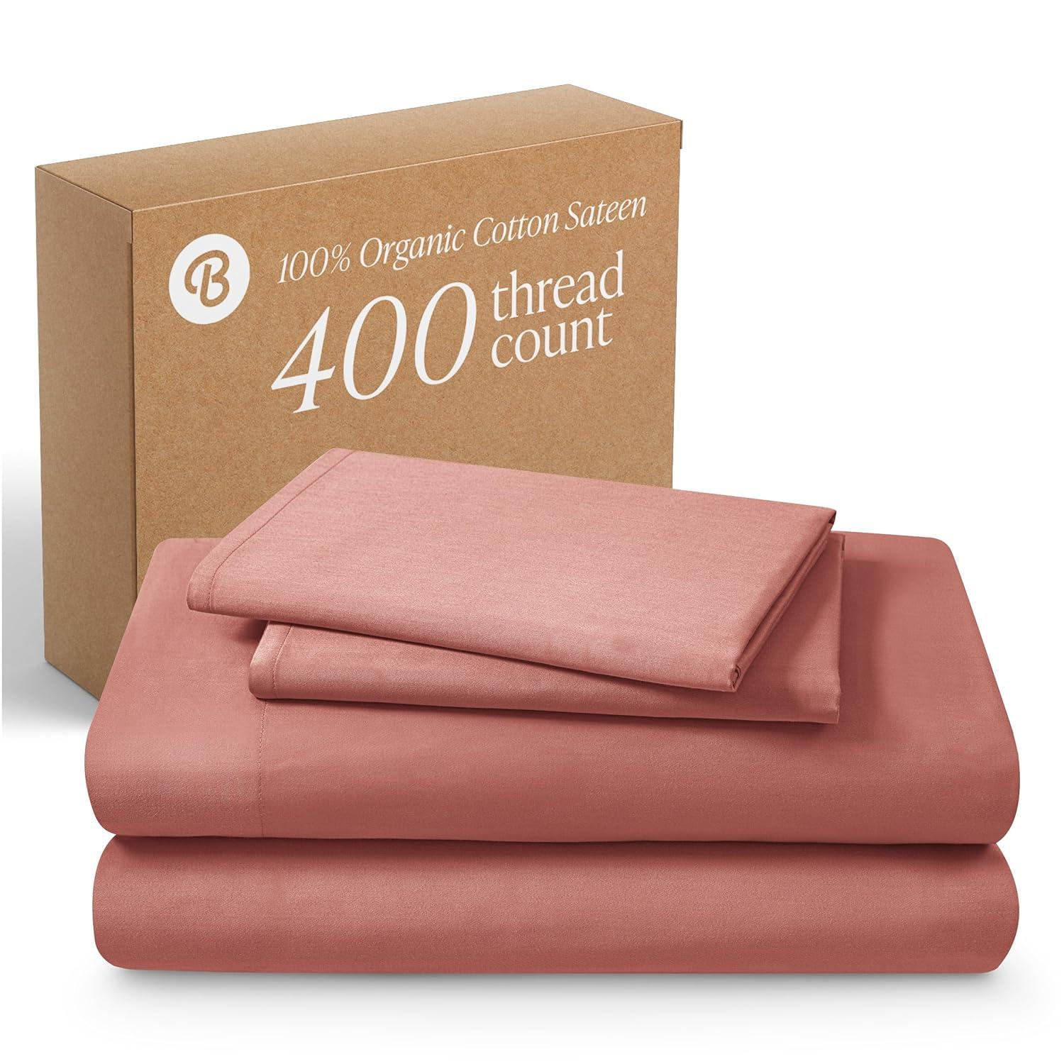 Bare Home 400 Thread Count Sateen Sheet Set