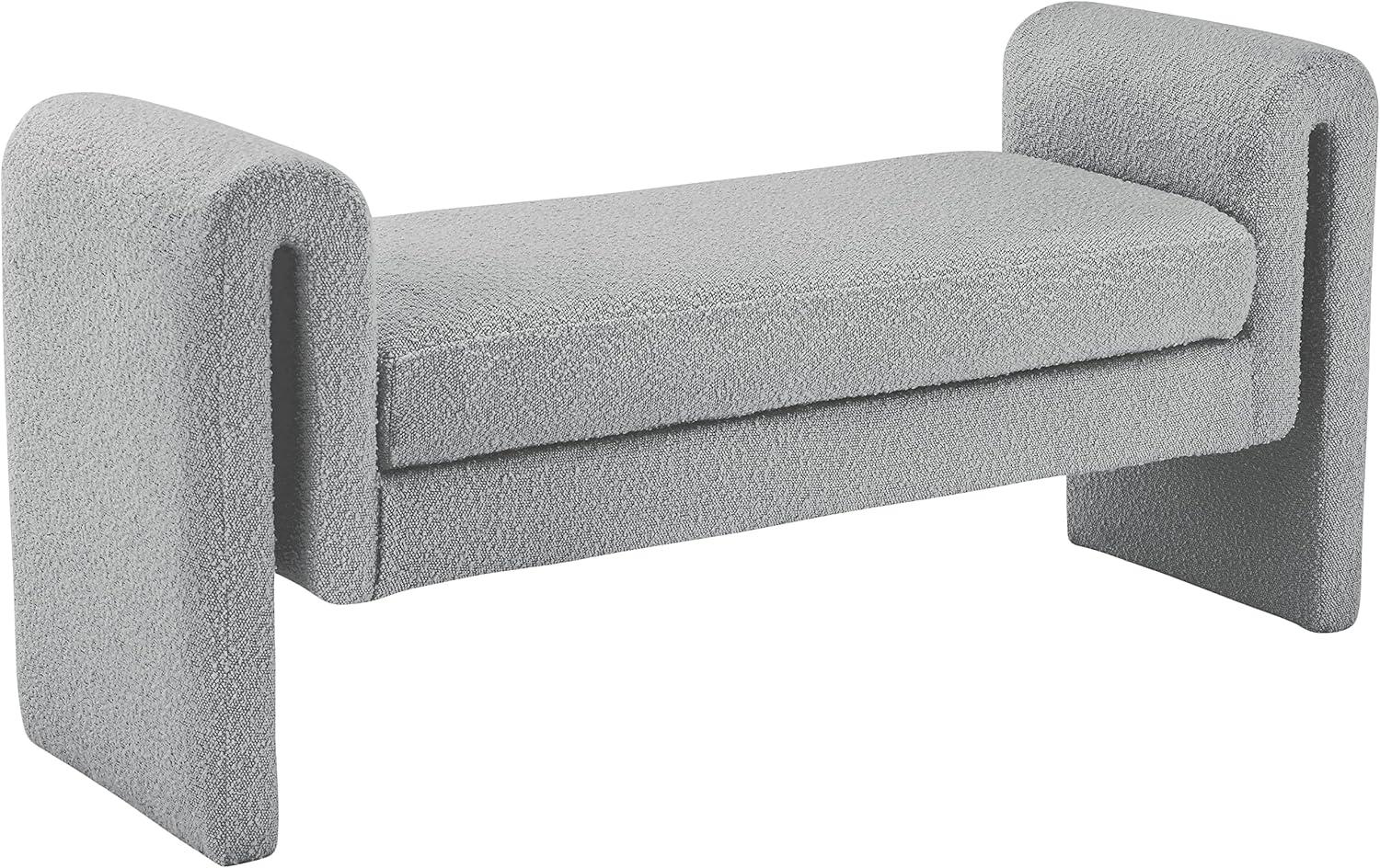Hiroyasu Upholstered Boucle Bench